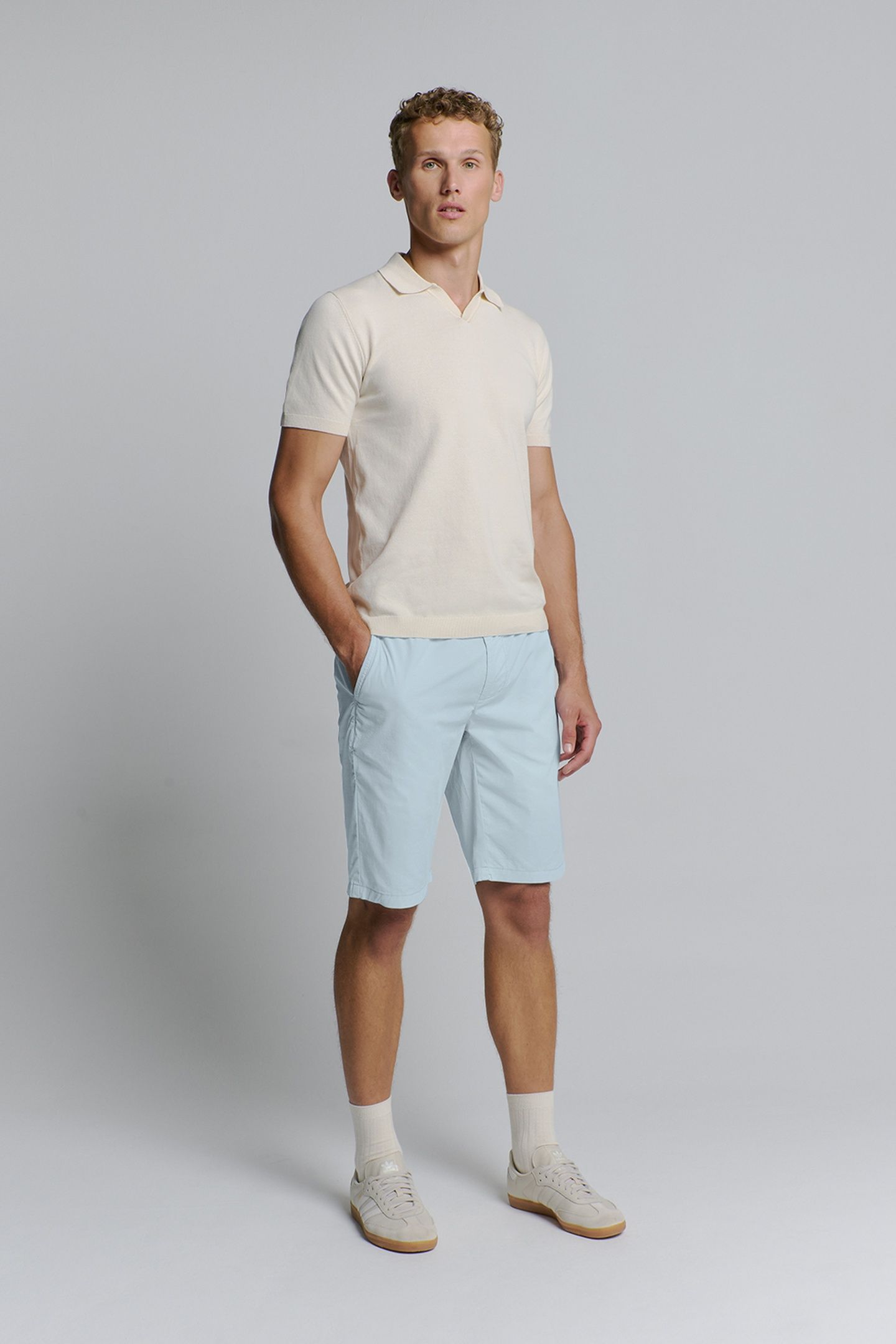 SHORT CHINO GARMENT DYED LIGHT WEIGHT STRETCH CLOUD 1