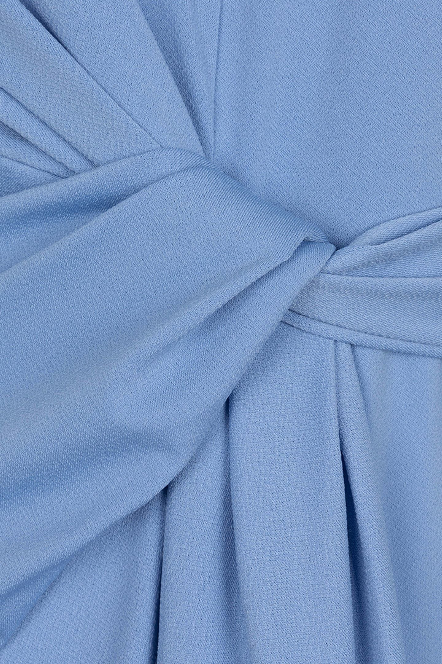 DRESS SLV/LSS WAIST DETAIL BLUE 7