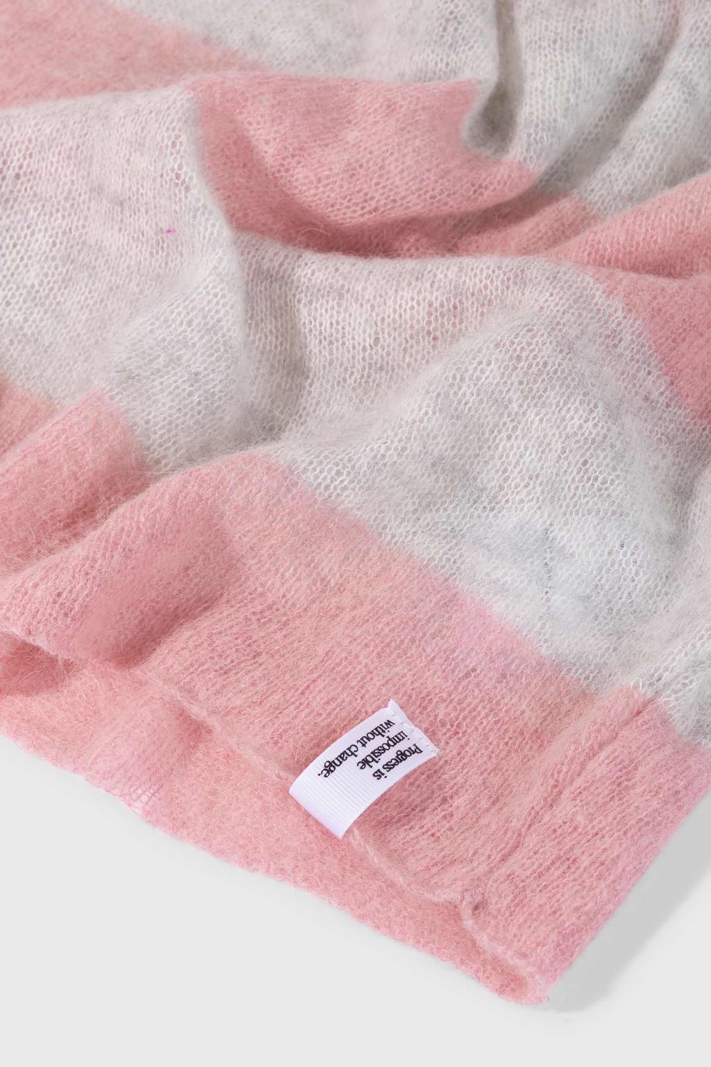 THIN KNIT TEE DARK RASPBERRY/WHITE GREY MELEE 6