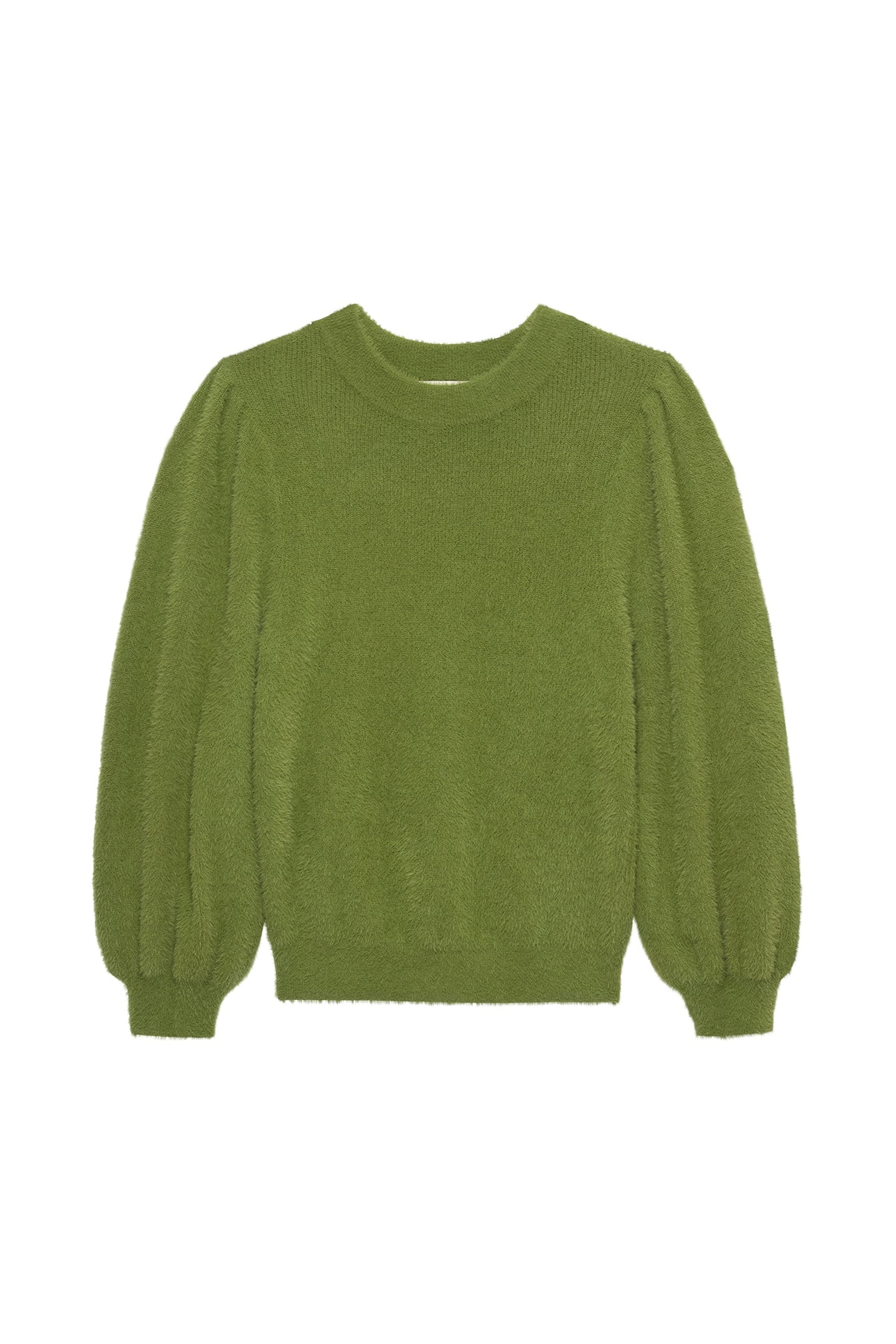FUZZY PUFF SLEEVE KNIT GRASSHOPPER 4