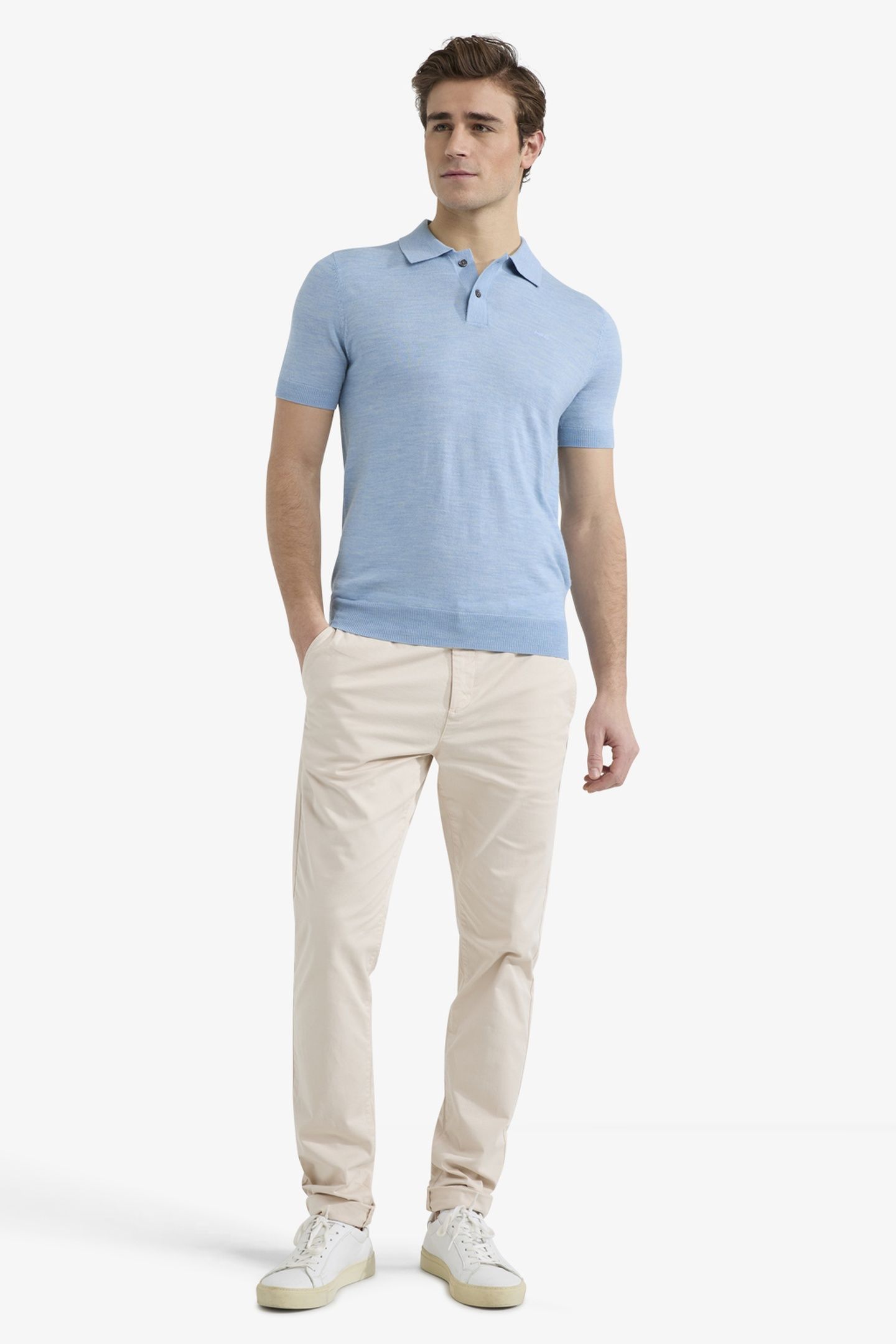 FINE MERINO POLO LIGHT BLUE 2