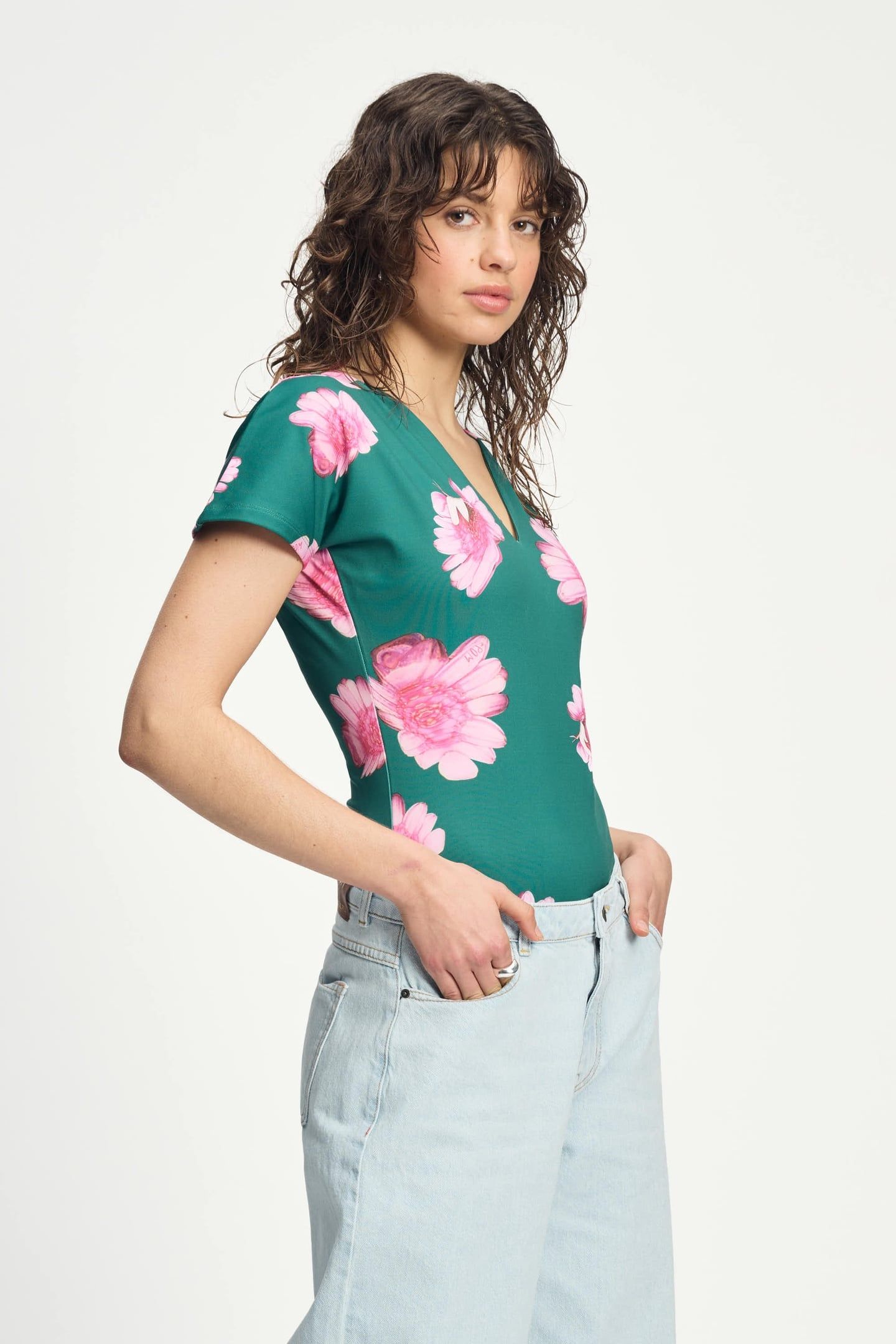 BODY - MADDI MEADOW FLOWERS GREEN 3