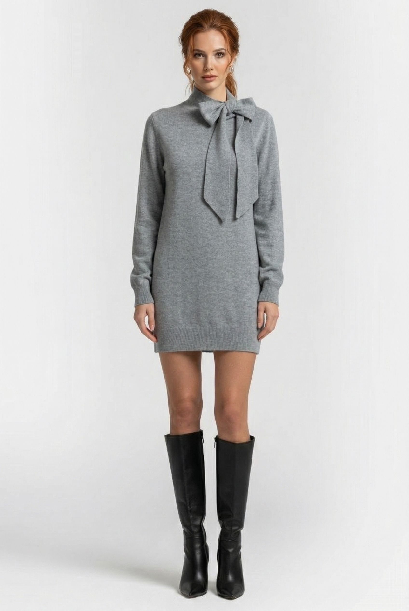 GABBE DRESS GREY 1