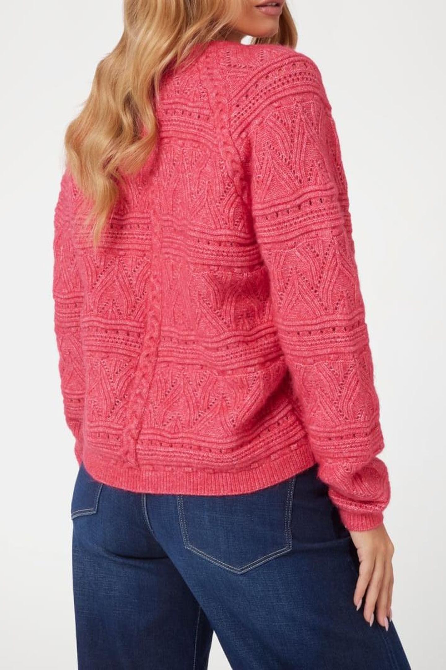 GUESS ECO LS VN POINTELLE AMEL SPRING CORAL 4