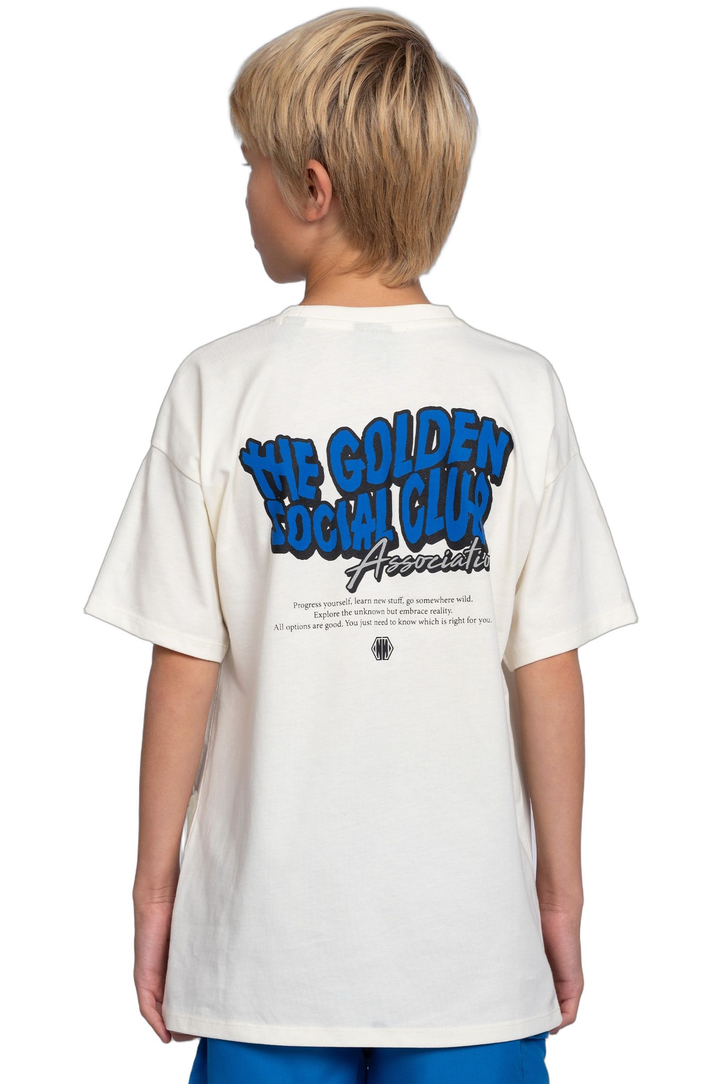 GOLDEN OVERSIZED T-SHIRT OFF WHITE 3