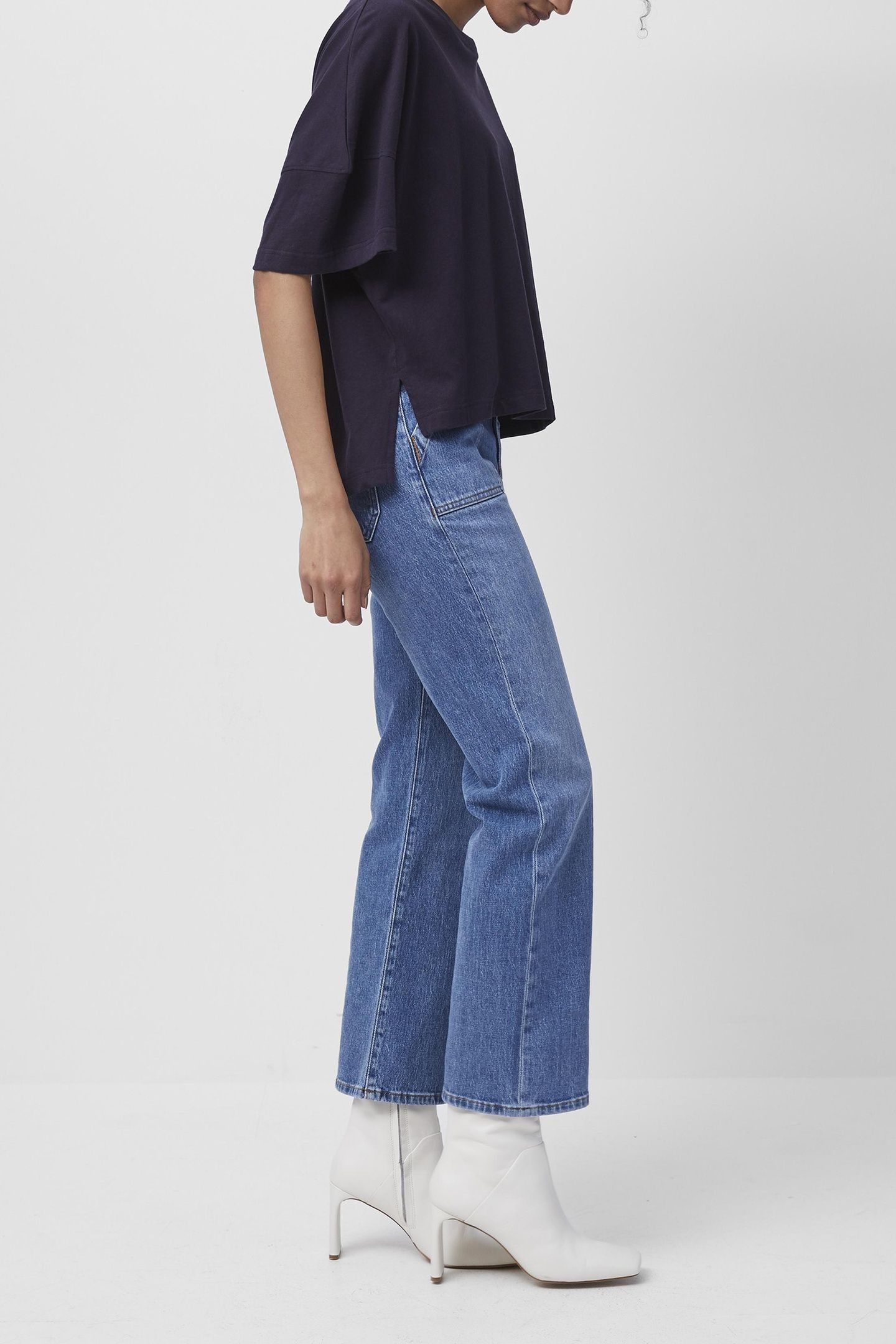 TALLY JRSY SSLV CREWNK TEE UTILITY BLUE 3
