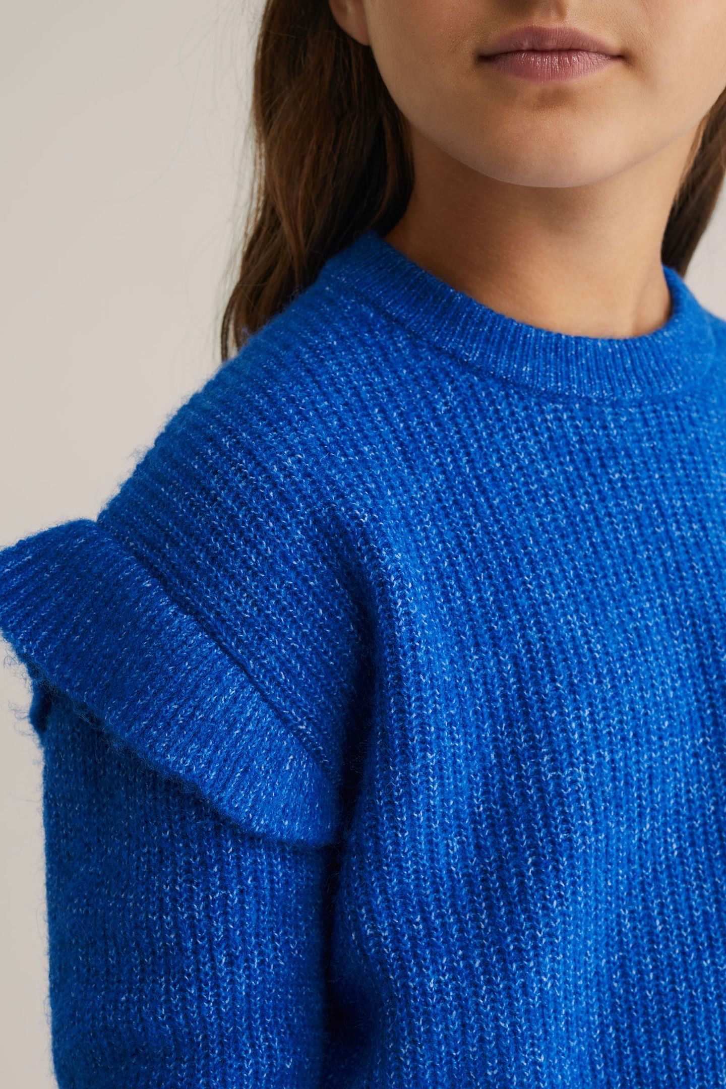 KNITTED PULLOVER COBALT BLUE 5