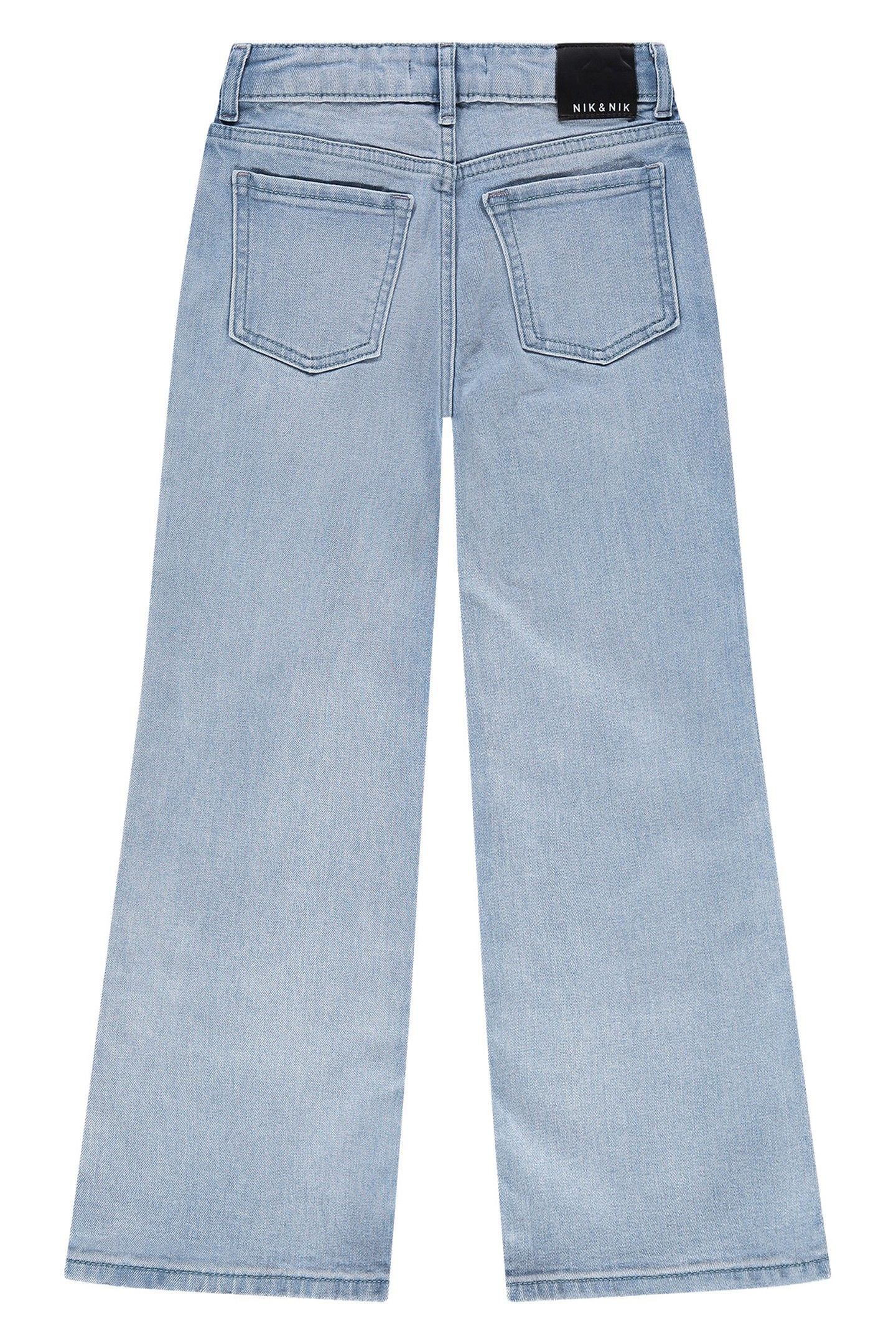 GINNA WIDE LEG JEANS LIGHT/ MID BLUE DENIM 2