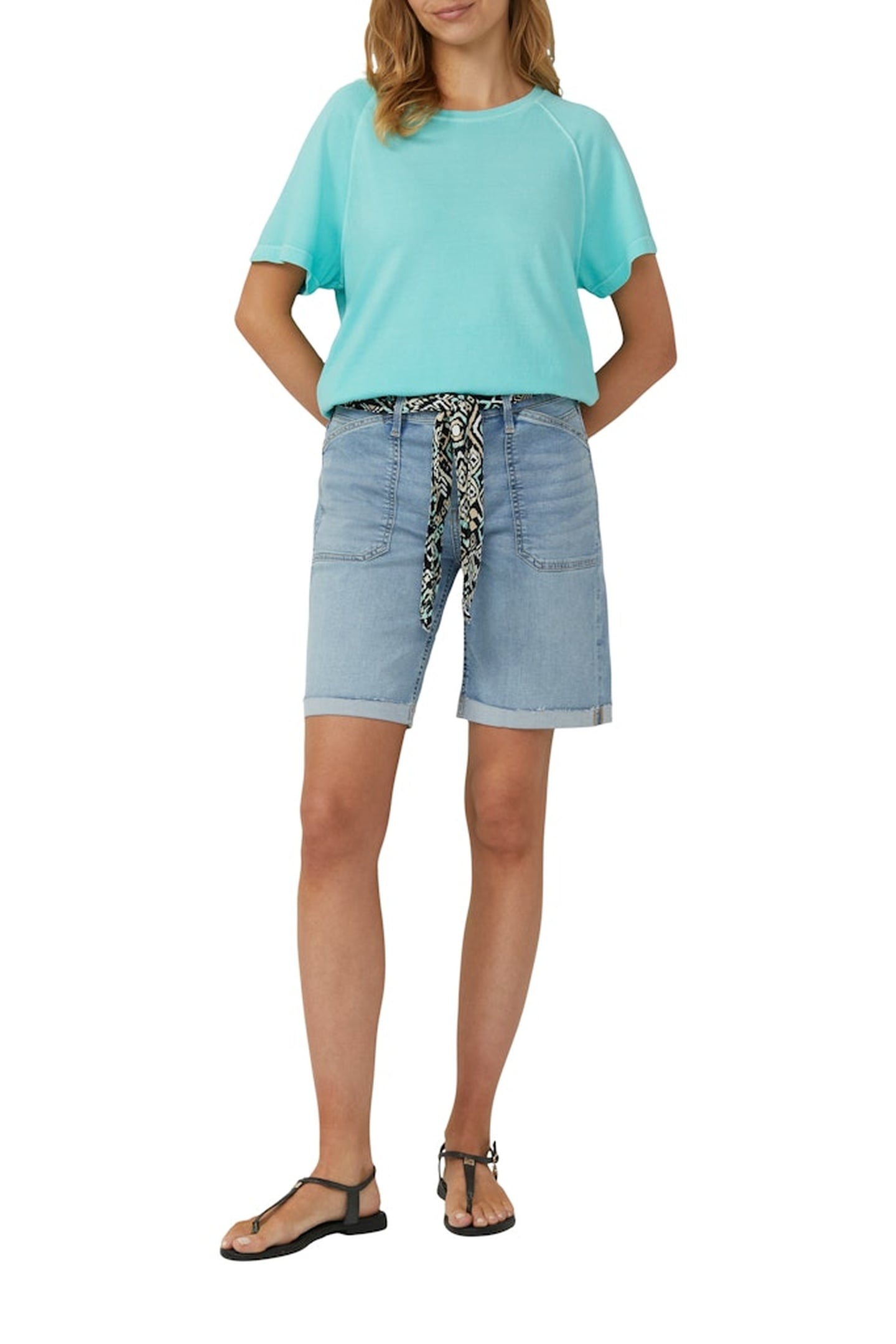 JEANS SHORTS BLUE DENIM 4