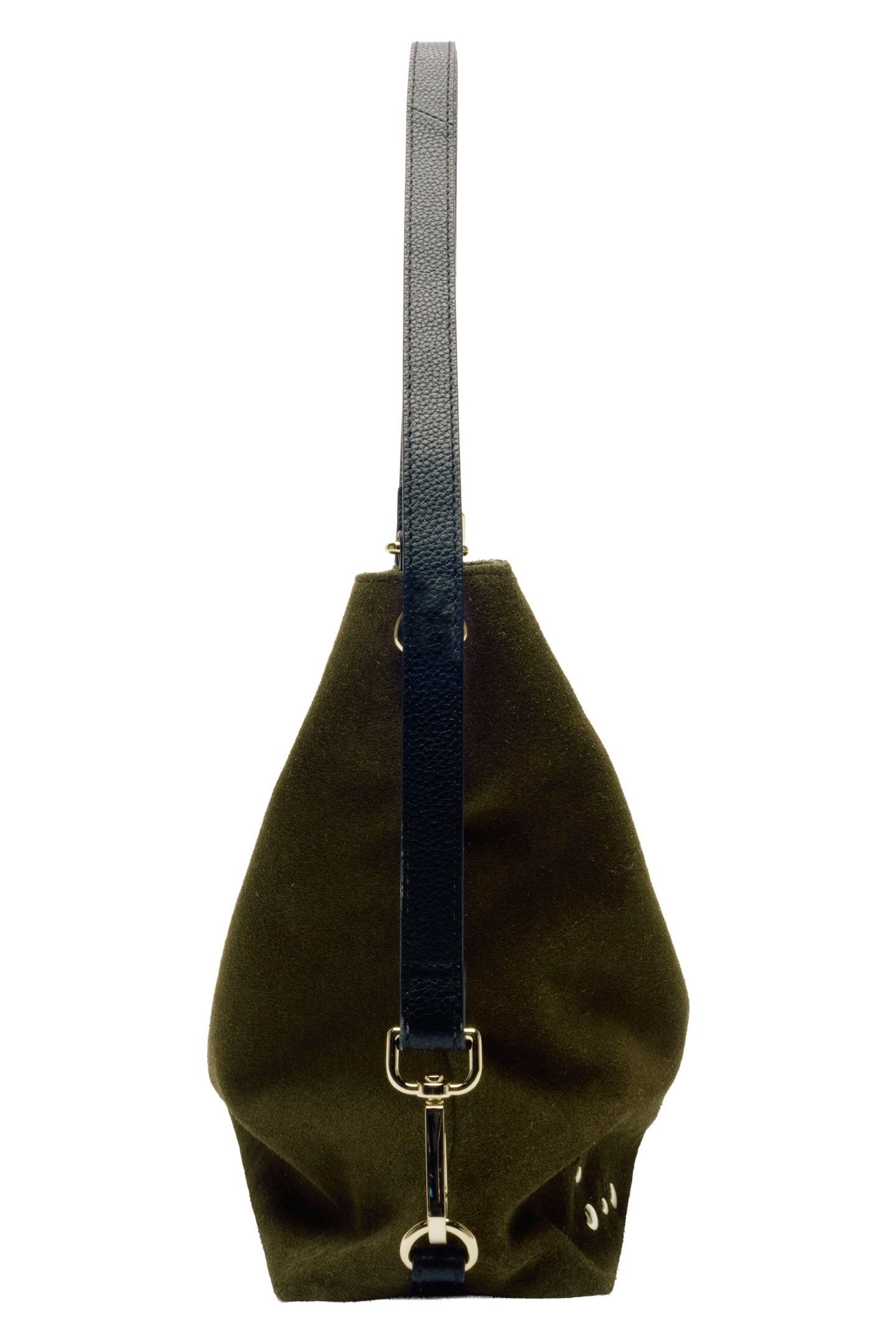 RIO SUEDE DARK OLIVE W. GOLD 4