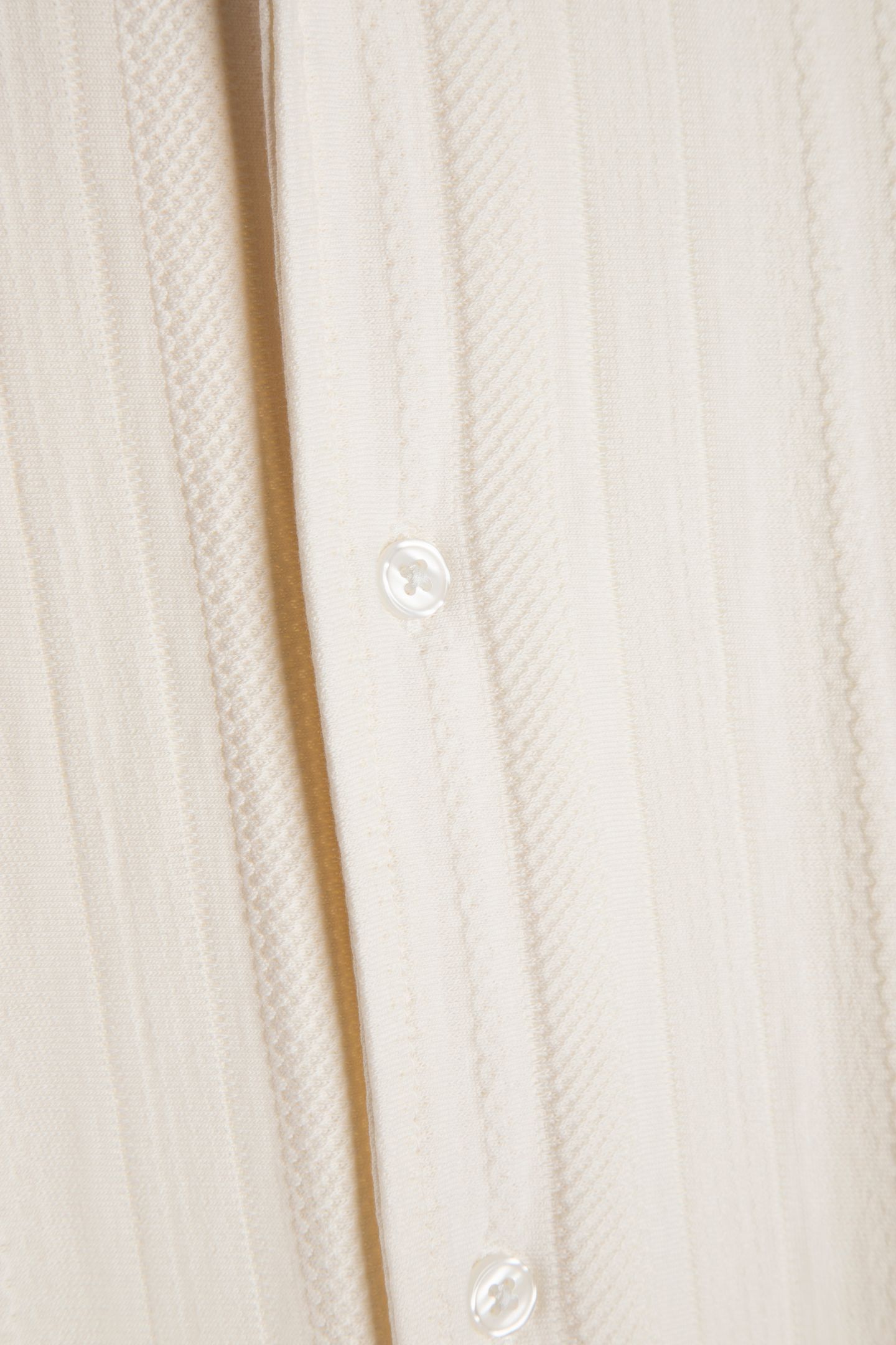 TEXTURED JERSEY CUBAN COLLAR WHITE 4