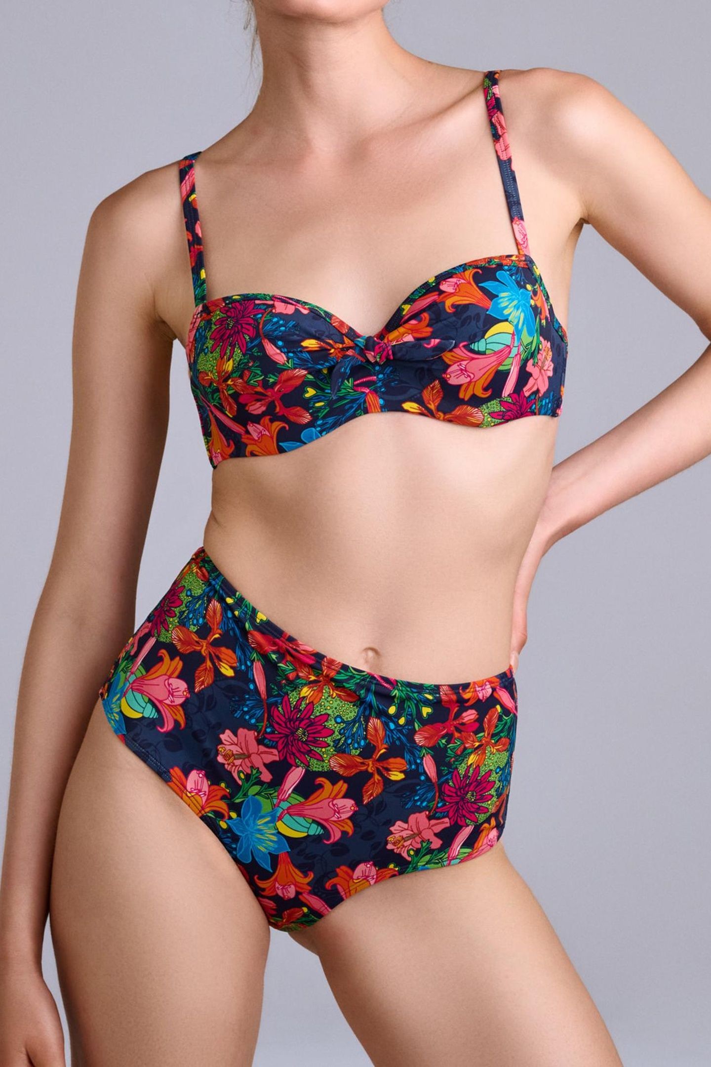 THALASSA BIKINI BOTTOMBRIEFS HIGH WAIST BLUE 1