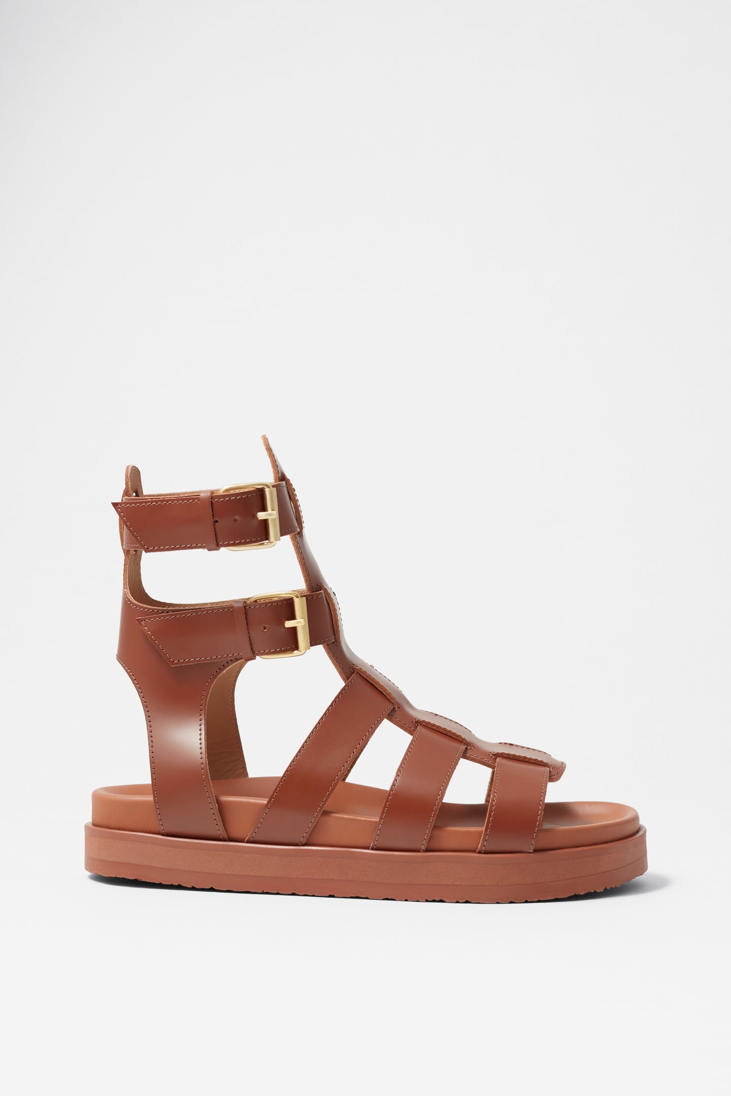 FARRAH SUMMER FLAT BROWN 1