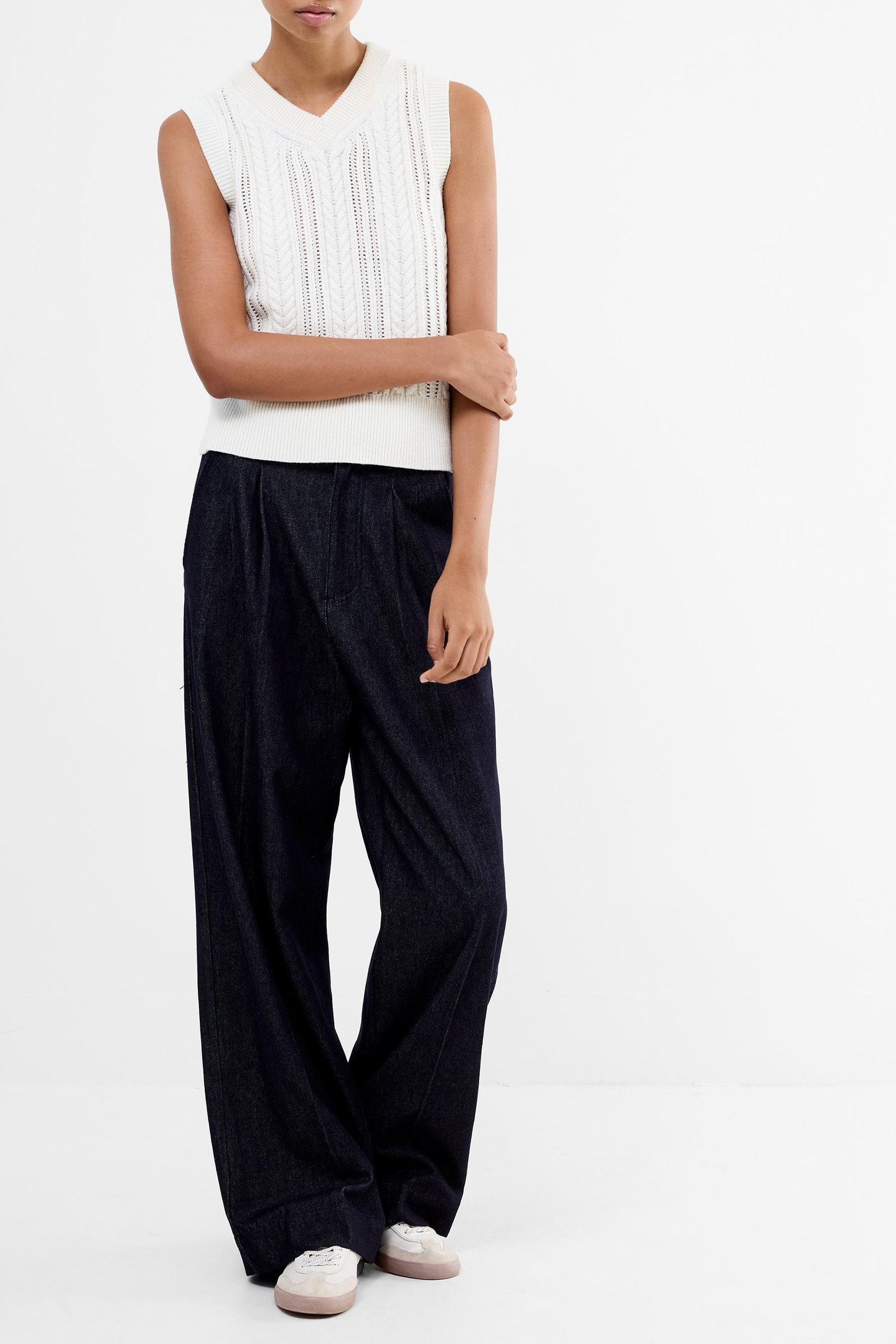 FLETCHER WIDE LEG DENIM TROUSE CLEAN INDIGO 2
