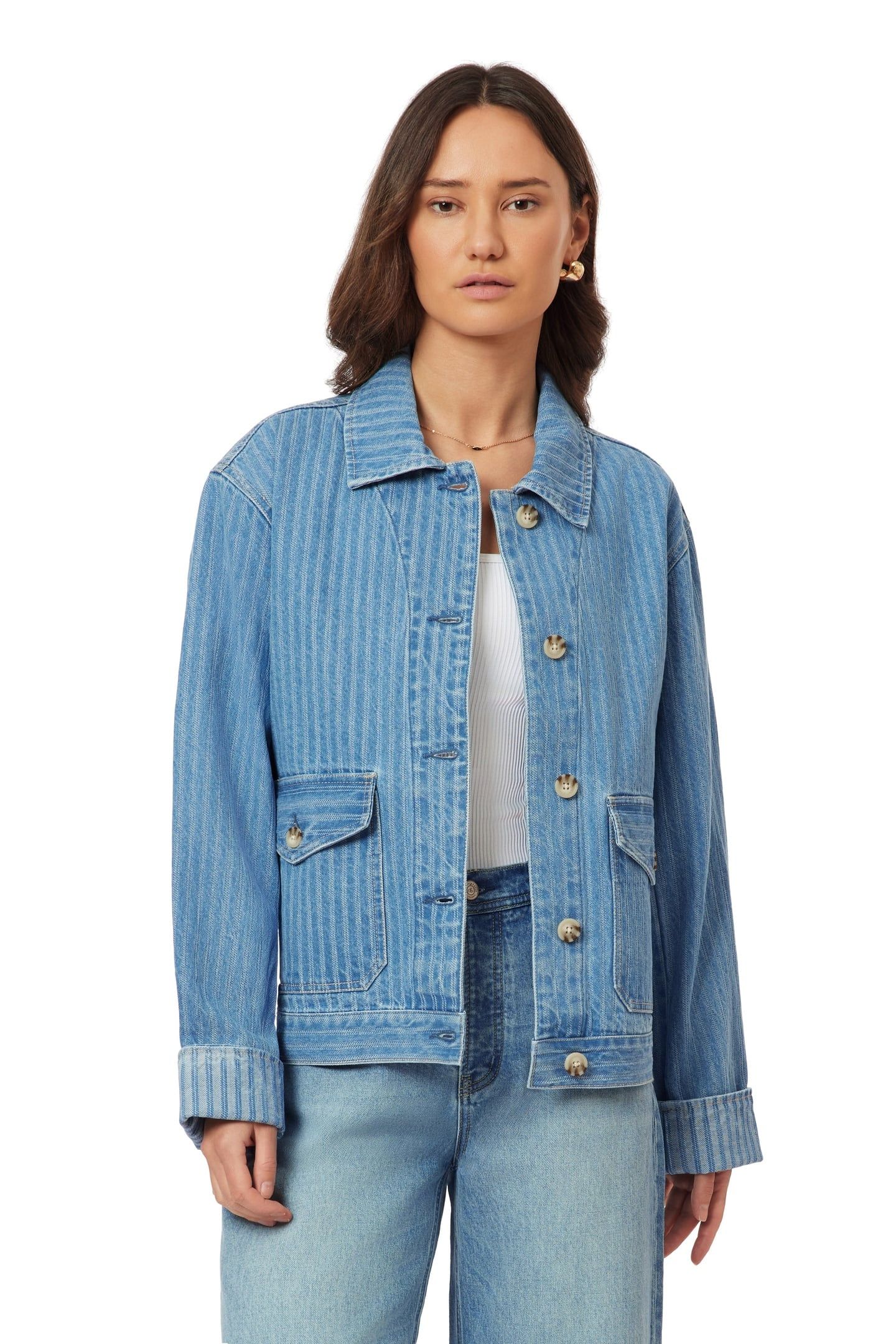 CROP CHORE JACKET SAG HARBOR 1