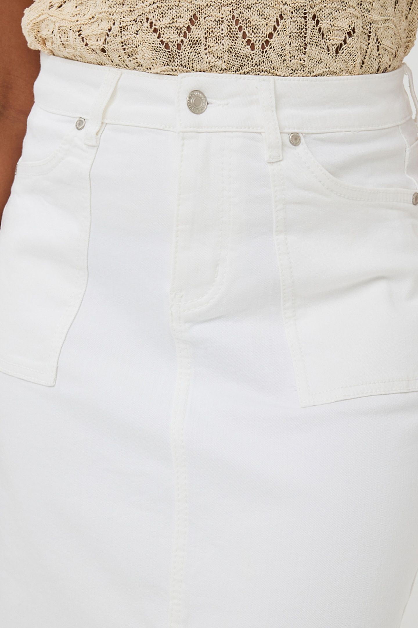 SKIRT MAXI CF SPLIT OFF WHITE 7