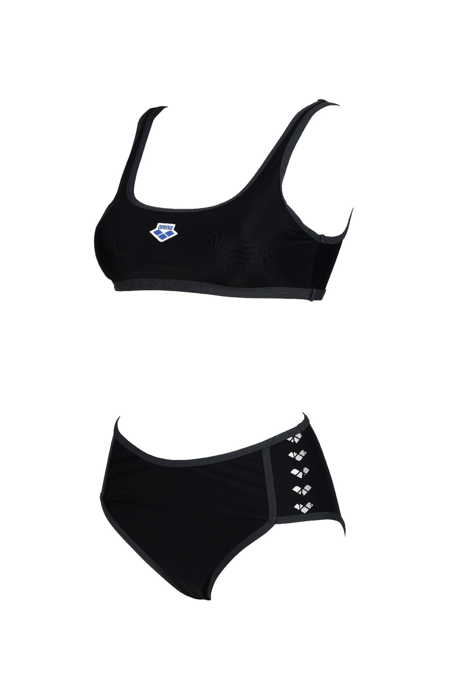 WOICONS BIKINI TOP LOGO BLACK-ASPHALT 6