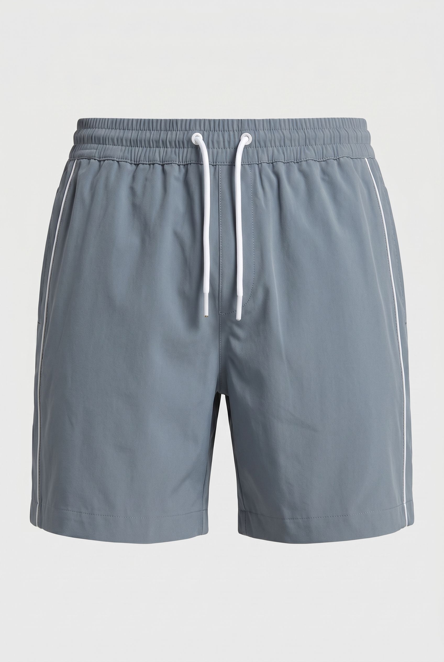 SWIM SHORT WITH PIPING AIRFORCE BLUE/WHITE 3