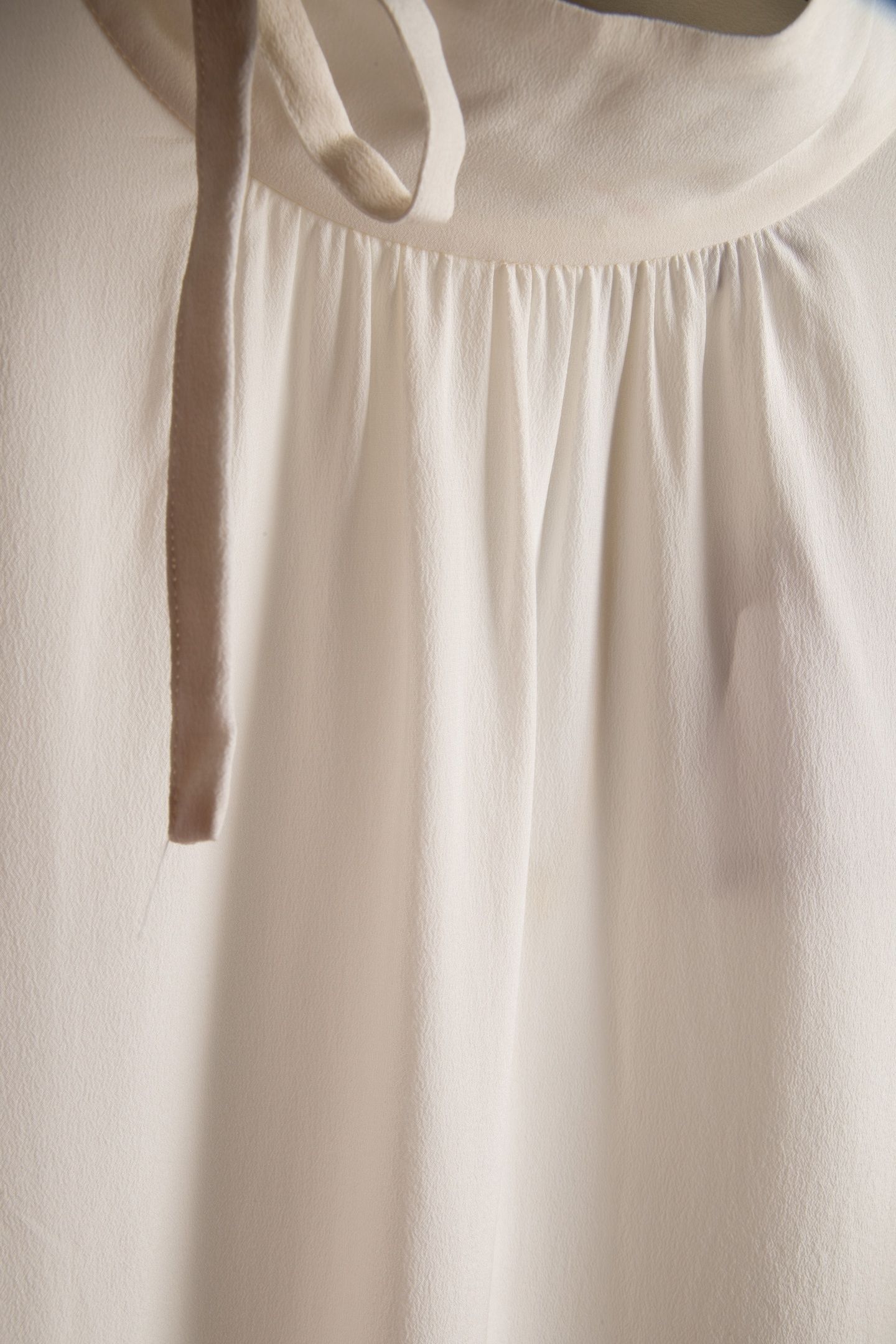 ZORA SILK BLOUSE WHITE 5
