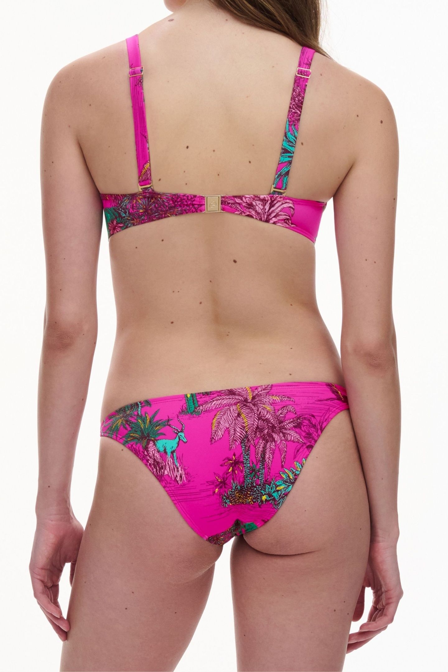 SW BRA TSHIRT HALF CUP MEMORY PINK JUNGLE 3