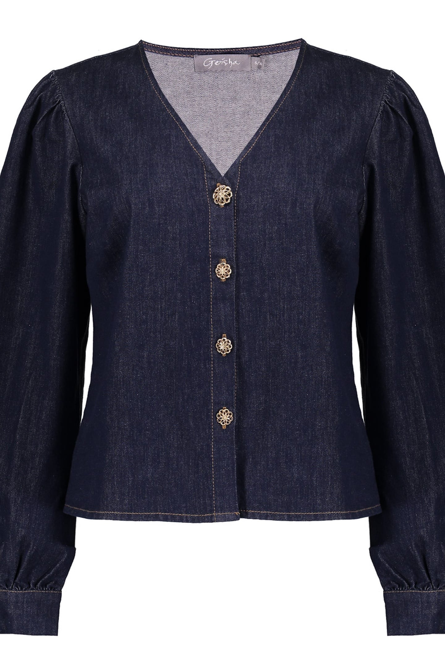 BLOUSE DENIM DARK BLUE DENIM 1