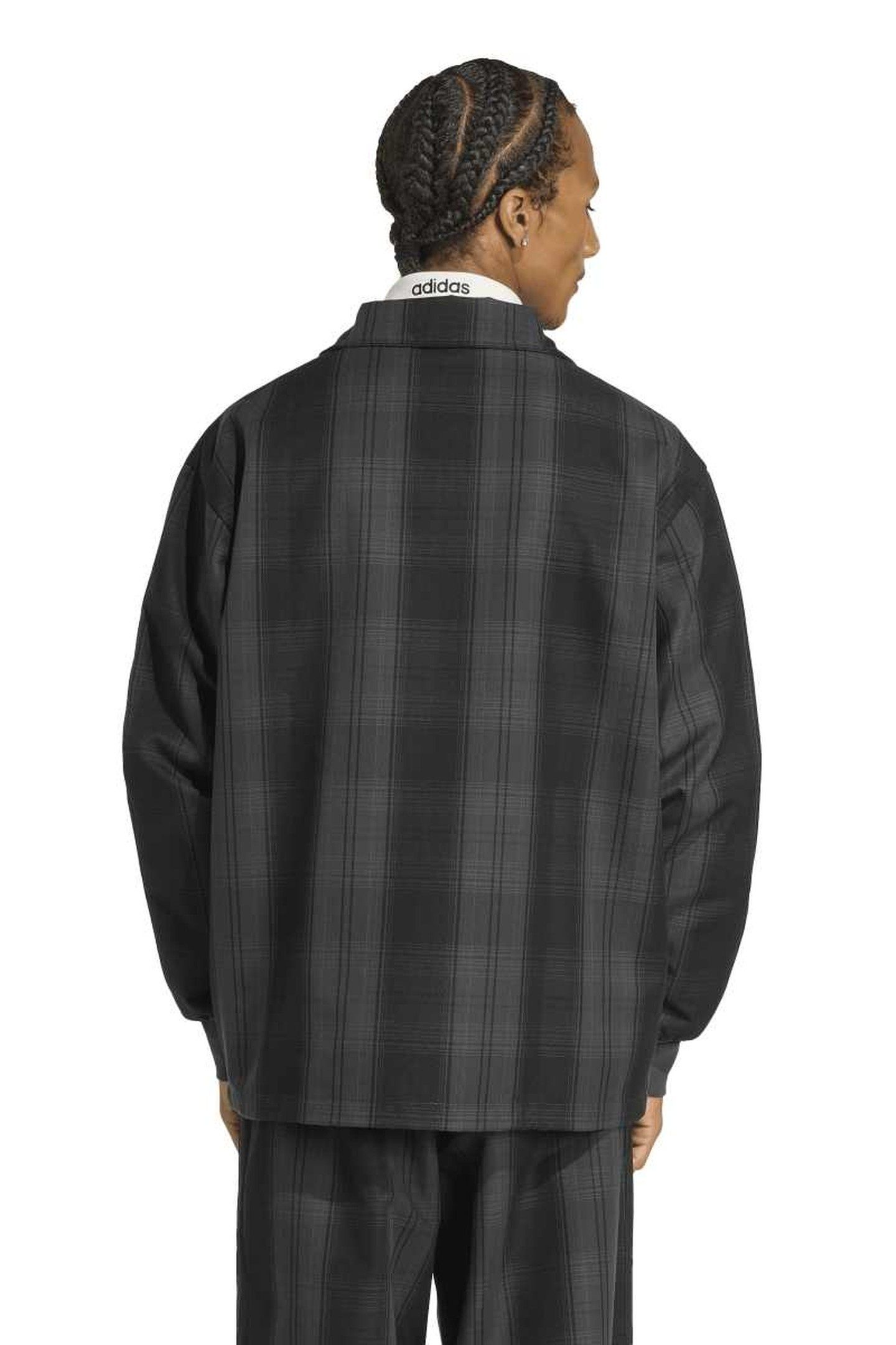 ORIGINALS UNISEX PLAID WOVEN FIREBIRD TRACK TOP 2