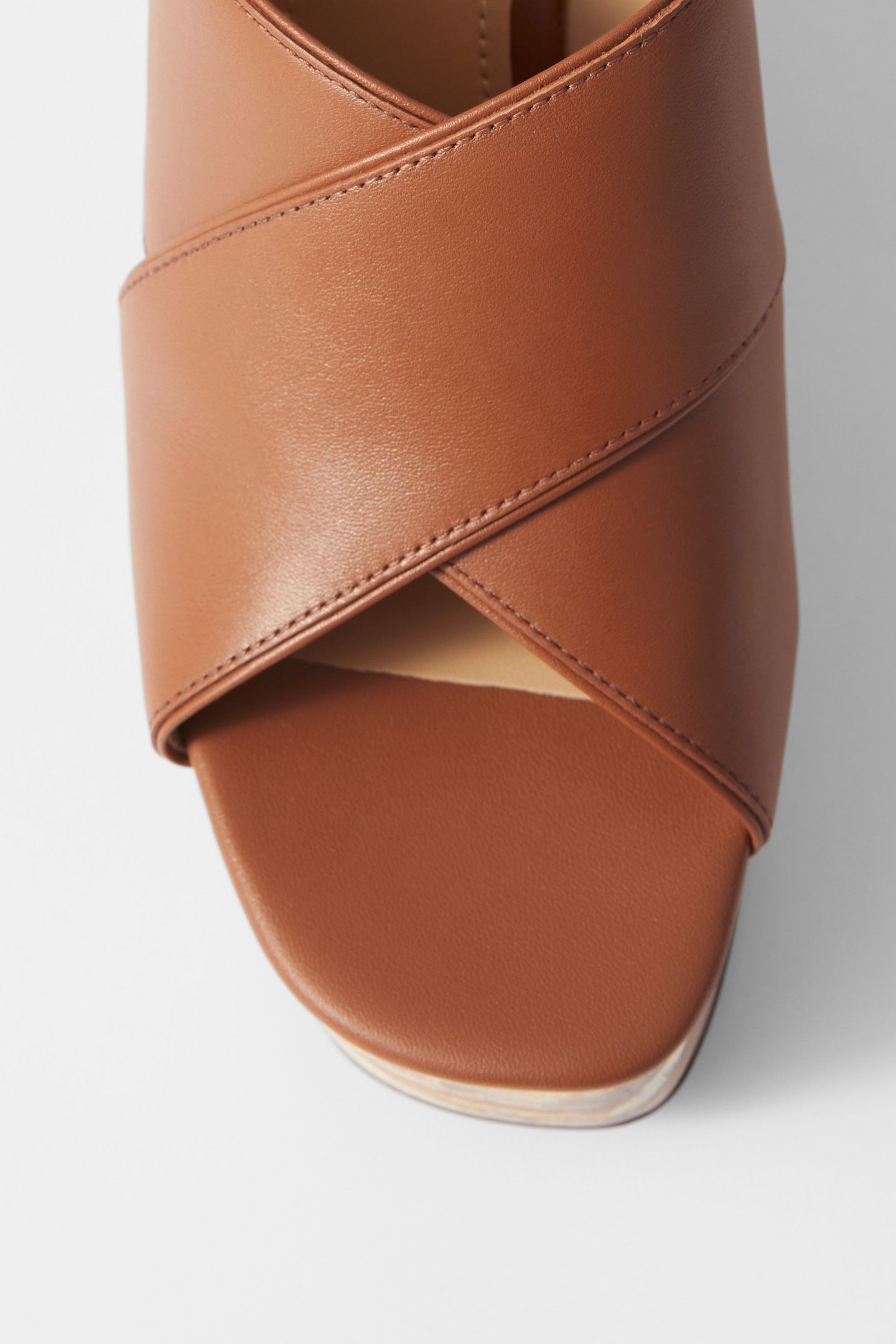 BOBBI WEDGE SANDALETTE BROWN 3