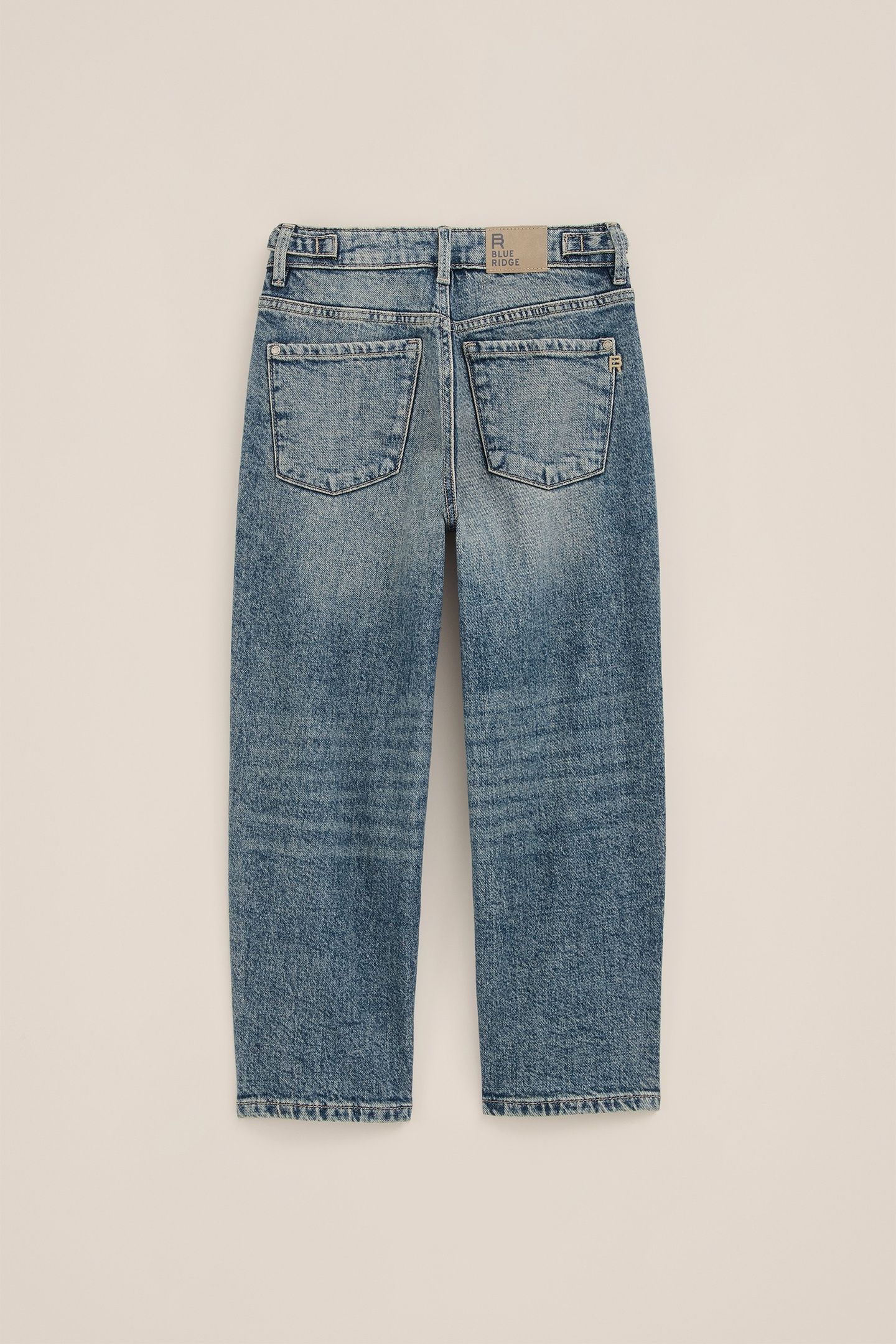 5-POCKET MID WAIST DARK BLUE 4
