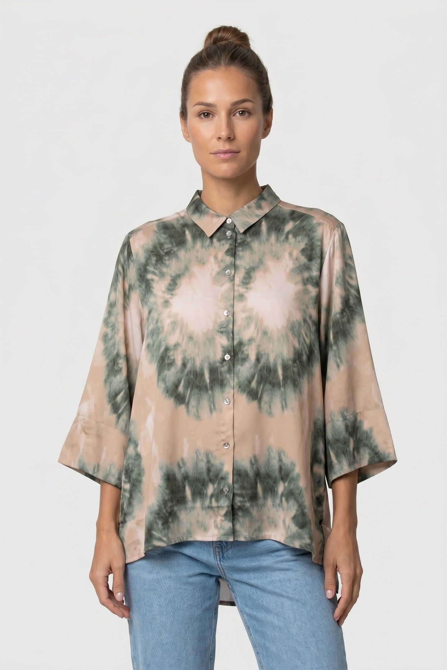 BLOUSE TIE DYE PRINT MULTICOLOUR 1