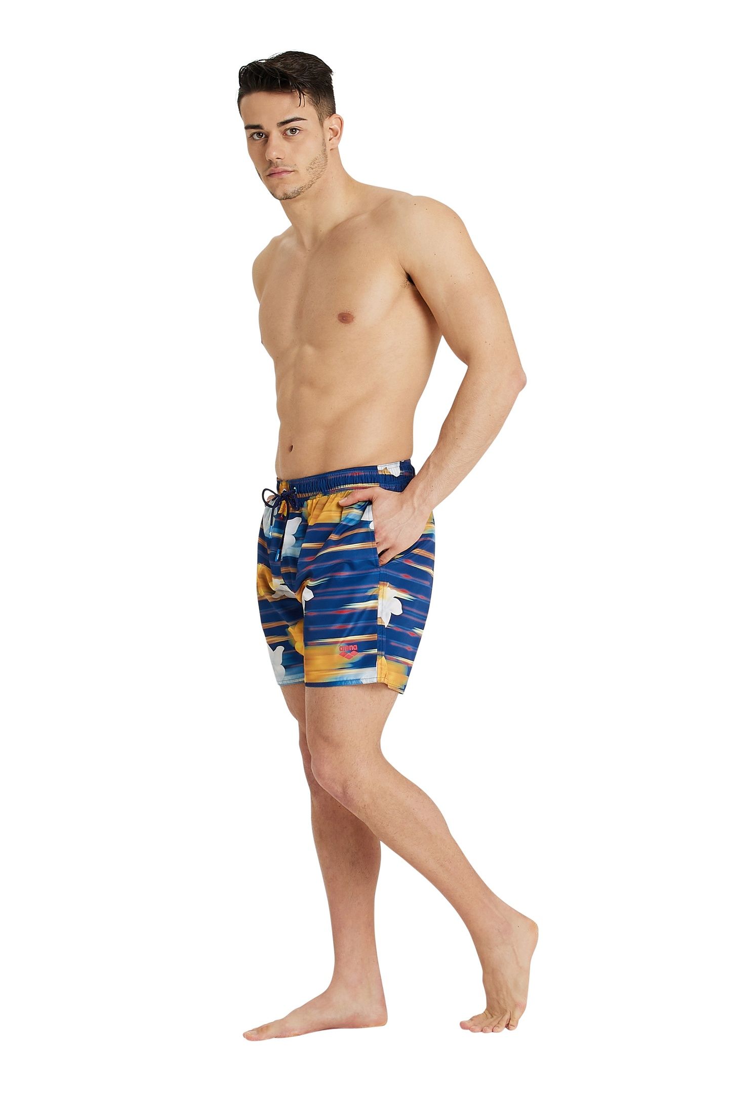 BEACH BOXER ALLOVER NAVY MULTI 4