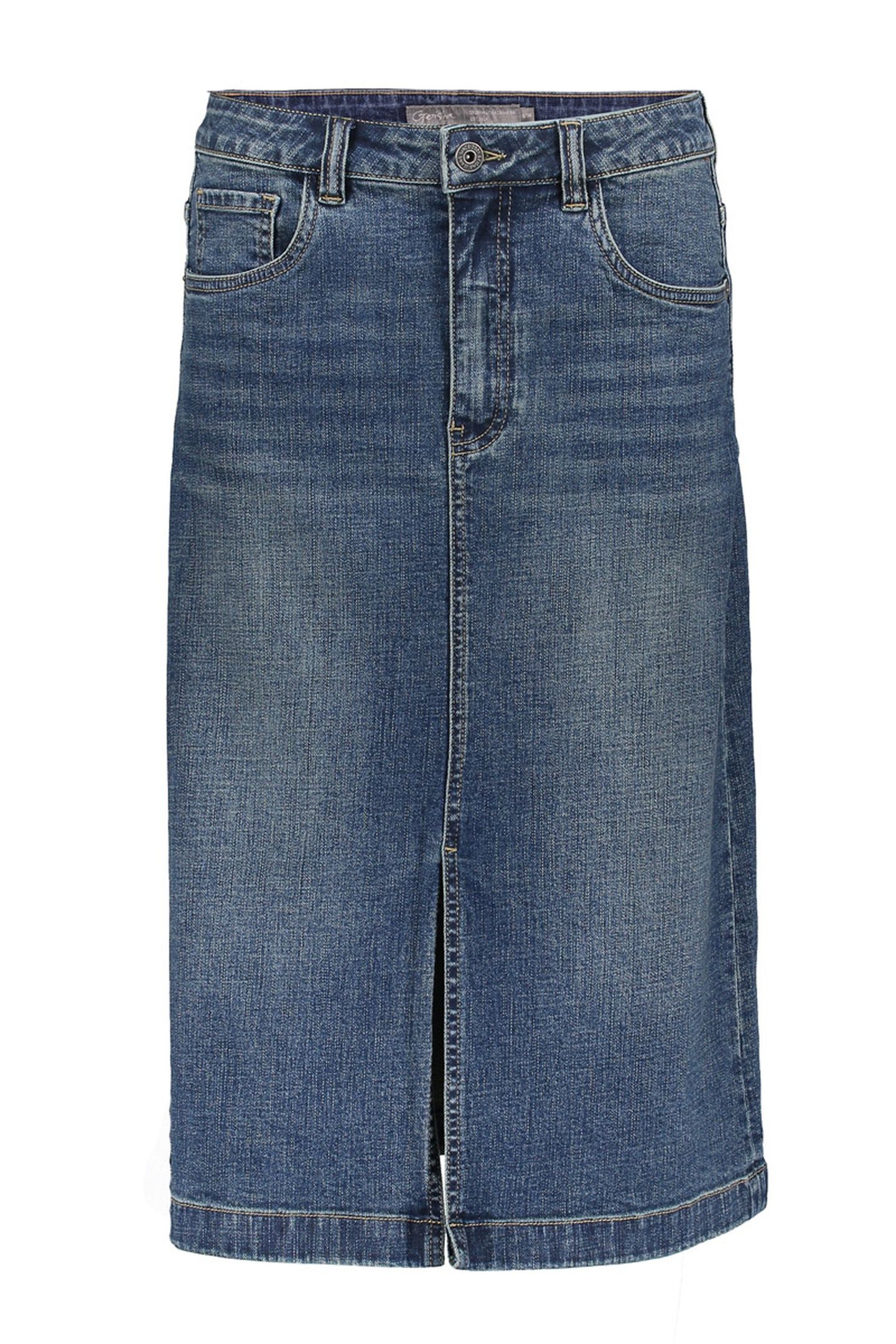 JEANS SKIRT BLUE DENIM TINTED 1