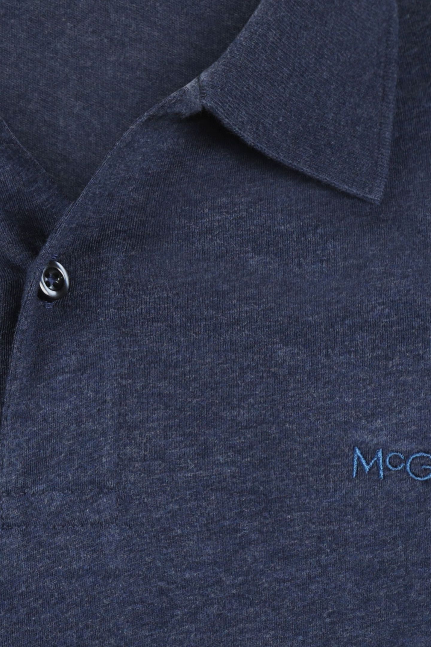 MELANGE JERSEY POLO MEDIUM BLUE 5