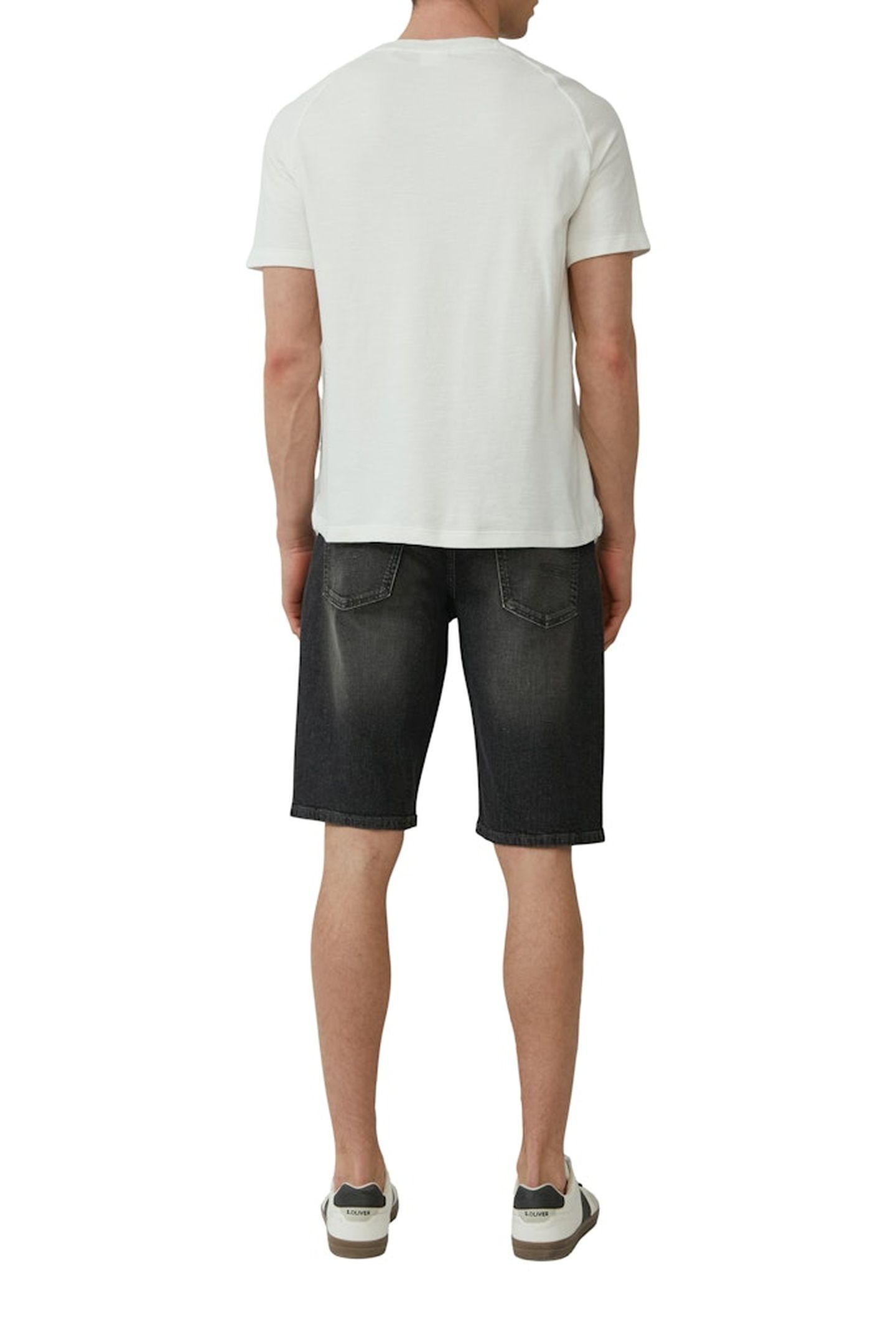 JEANS SHORTS GREY/BLACK 6