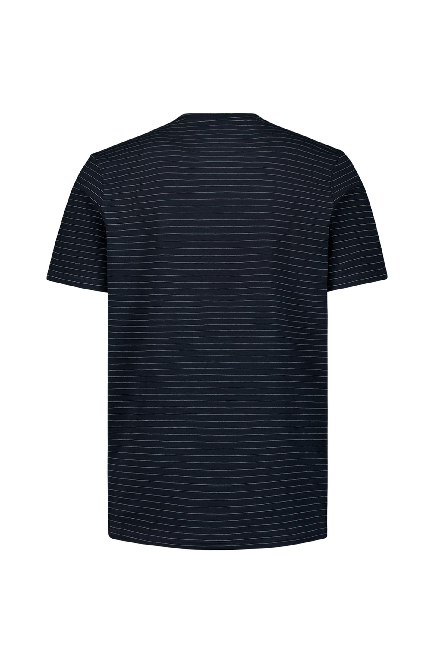 T-SHIRT CREWNECK SMALL PIN STRIPE DEEP BLUE 6