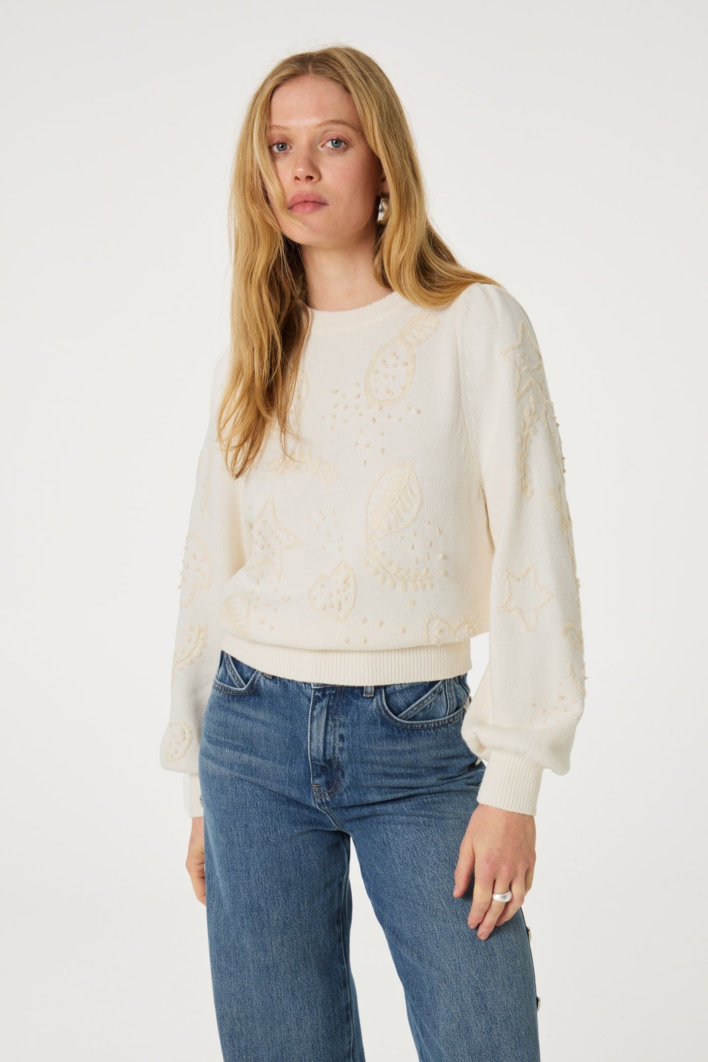 EDO PULLOVER COSY WHITE 2