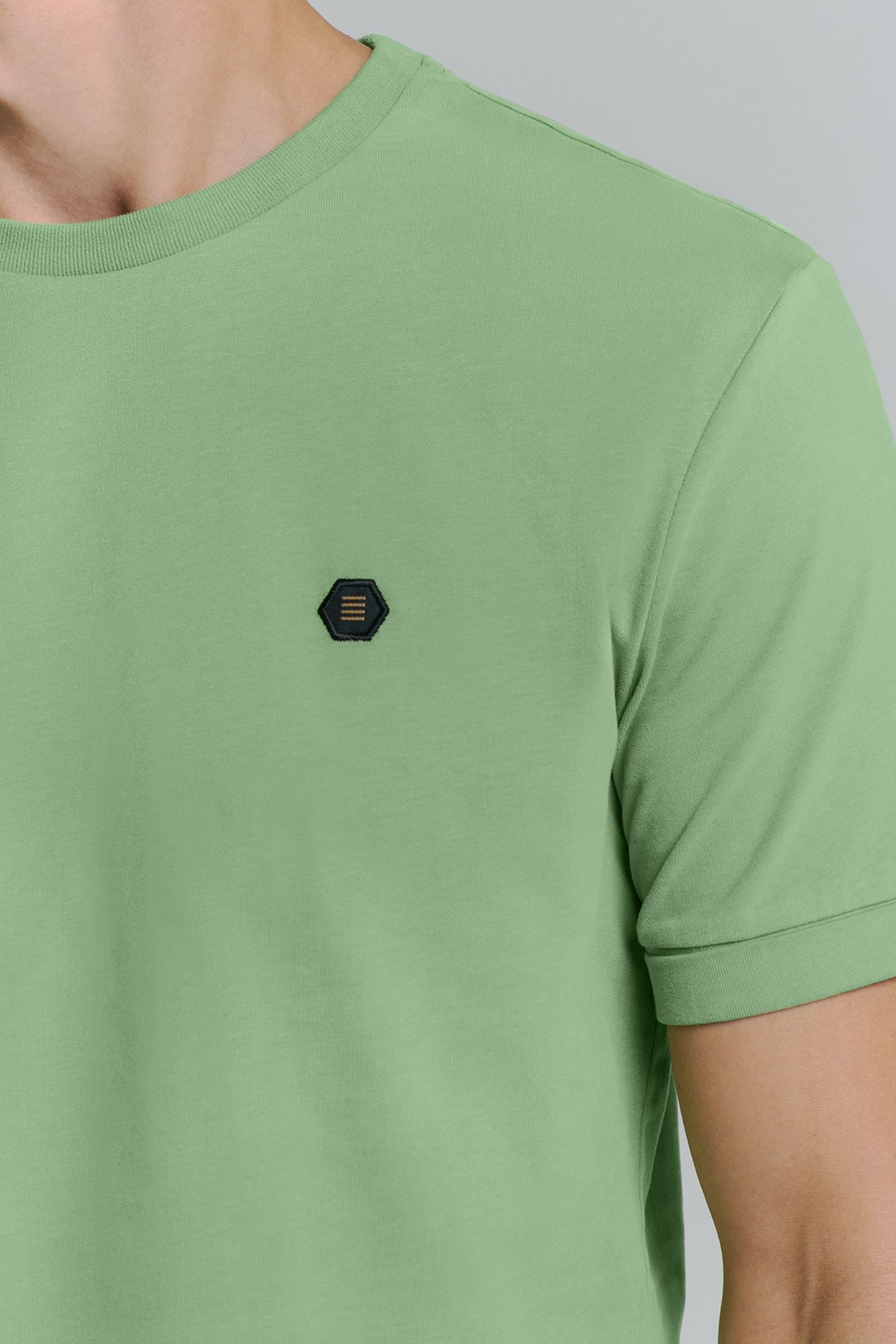 T-SHIRT CREWNECK PEACHED GREEN 7