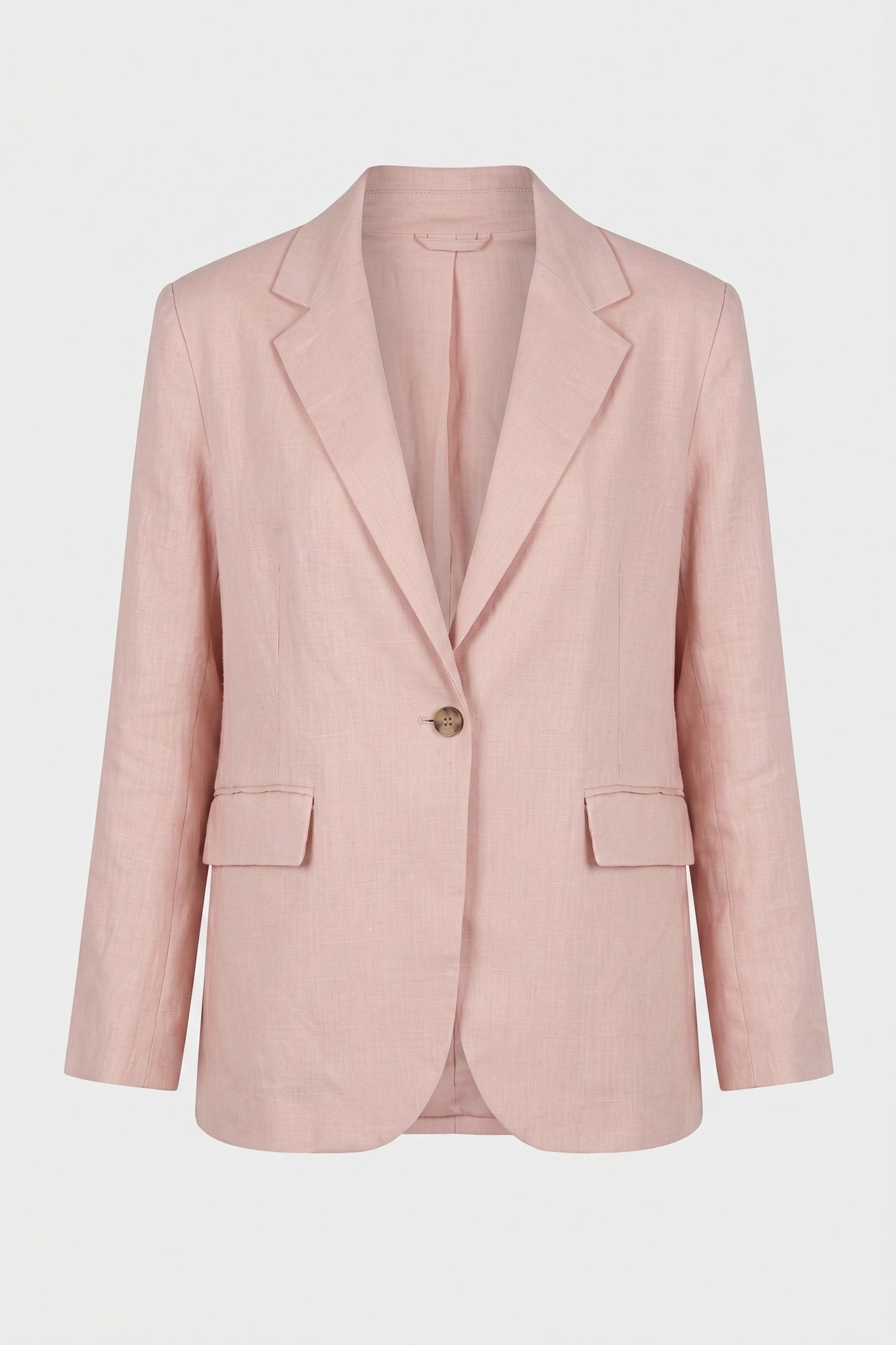 ILONA LINNEN BLAZER ORANGE 4
