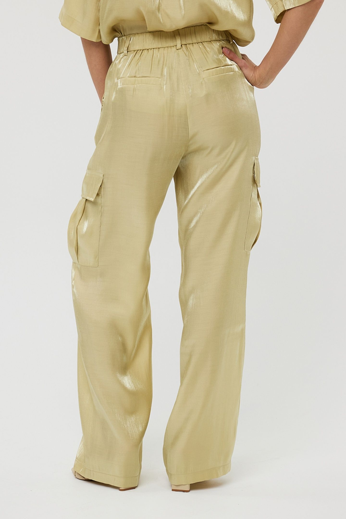 TROUSERS CARGO SILKY TOUCH LEMON PIE 3