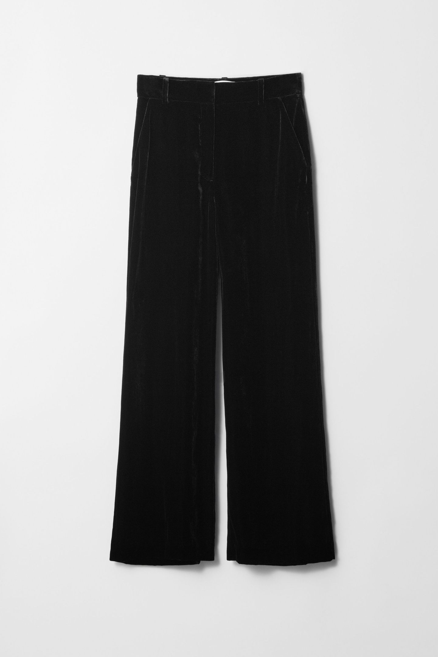 ISOLINE VELVET TROUSERS BLACK 3