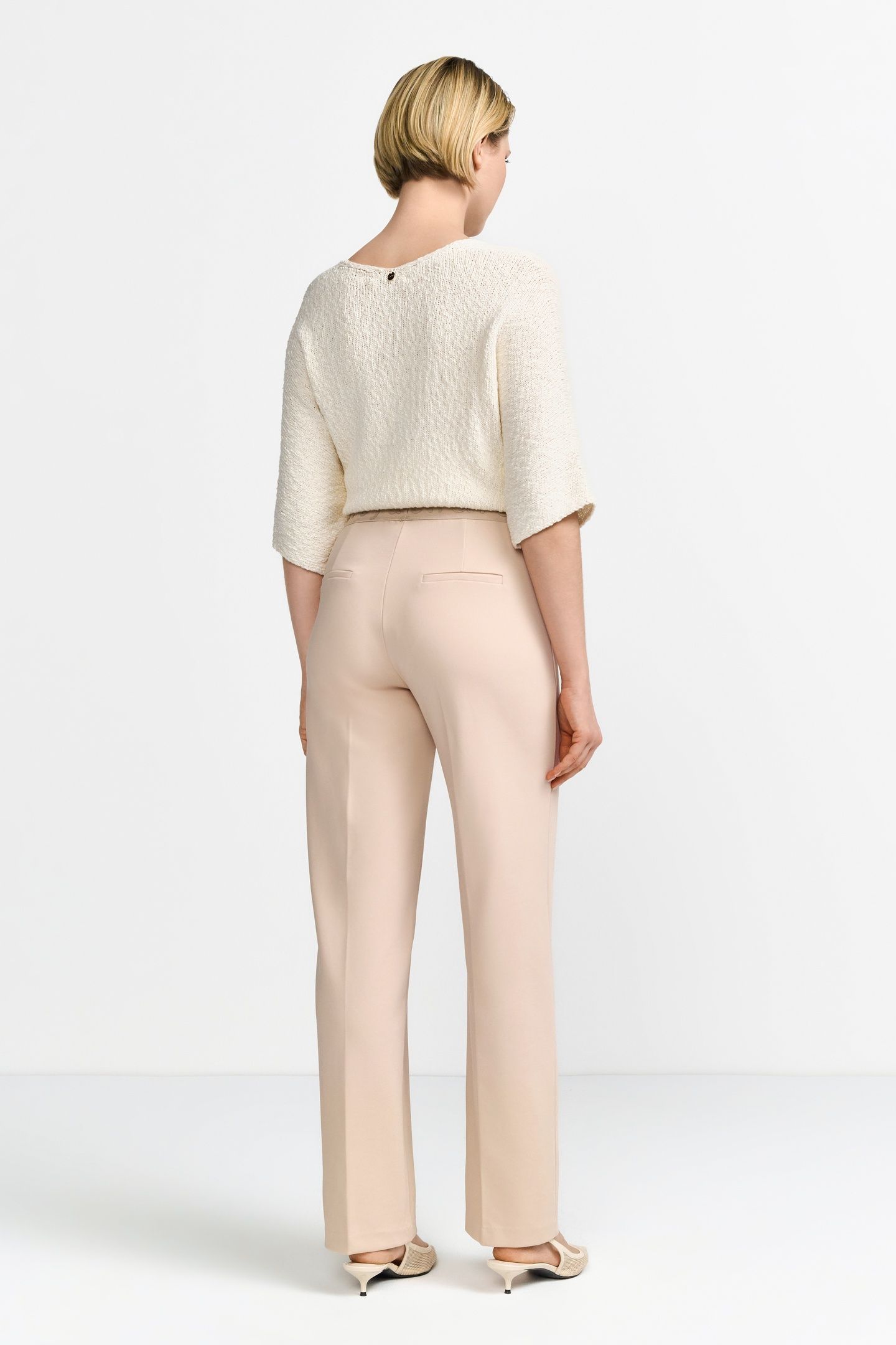 CULOTTE WITH ELASTIC TAPE CAFFEE LATTE 3