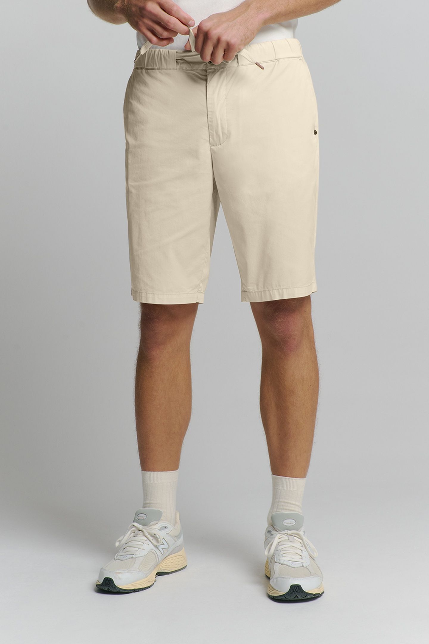 SHORT CHINO GARMENT DYED LIGHT WEIGHT STRETCH CEMENT 1