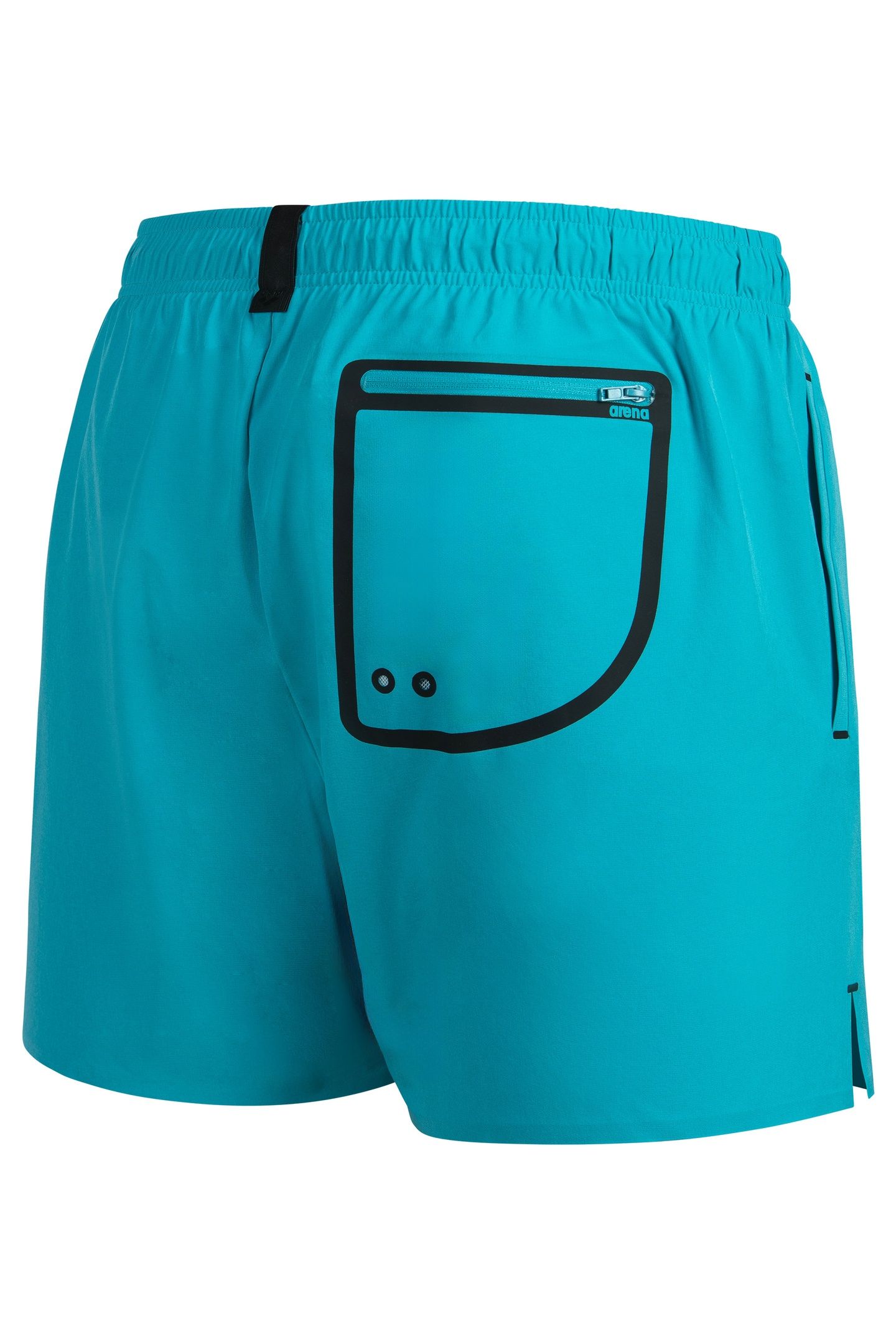 WELDED POCKET BEACH SHORT LIGHT BLU-BLACK 6