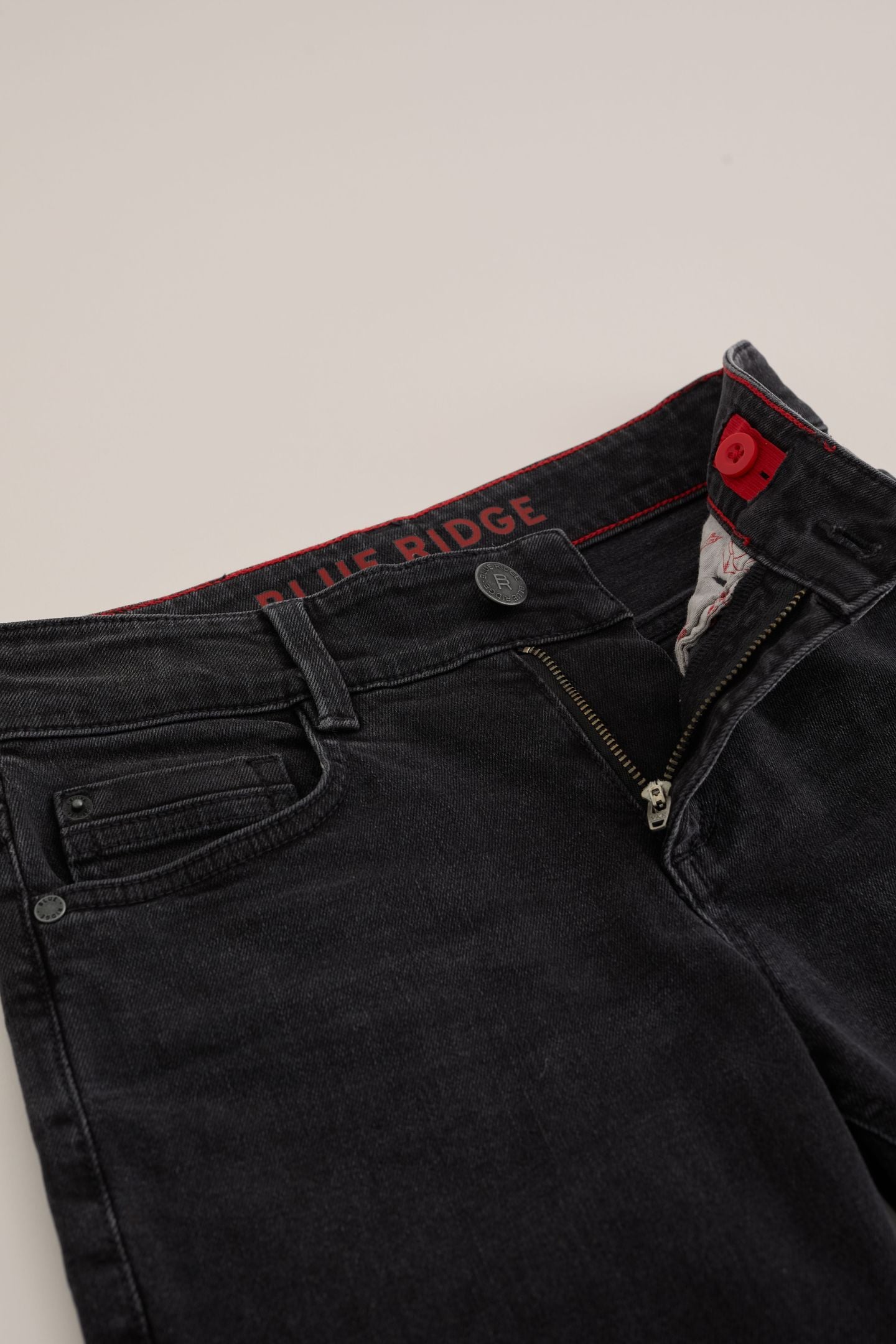 5-POCKET MID WAIST DARK GREY 5