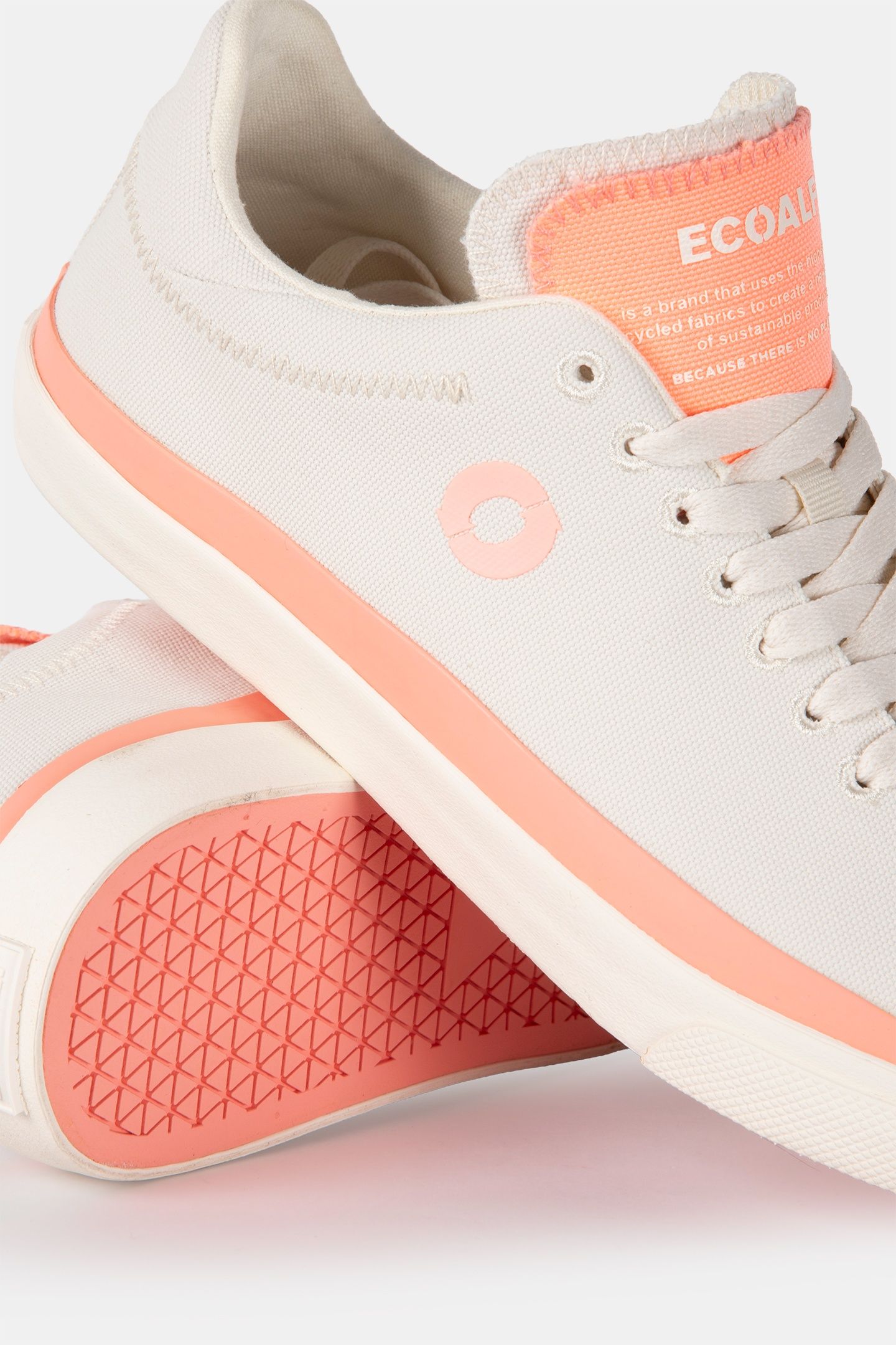 RINALF SNEAKERS OFFWHITE / CORAL 2