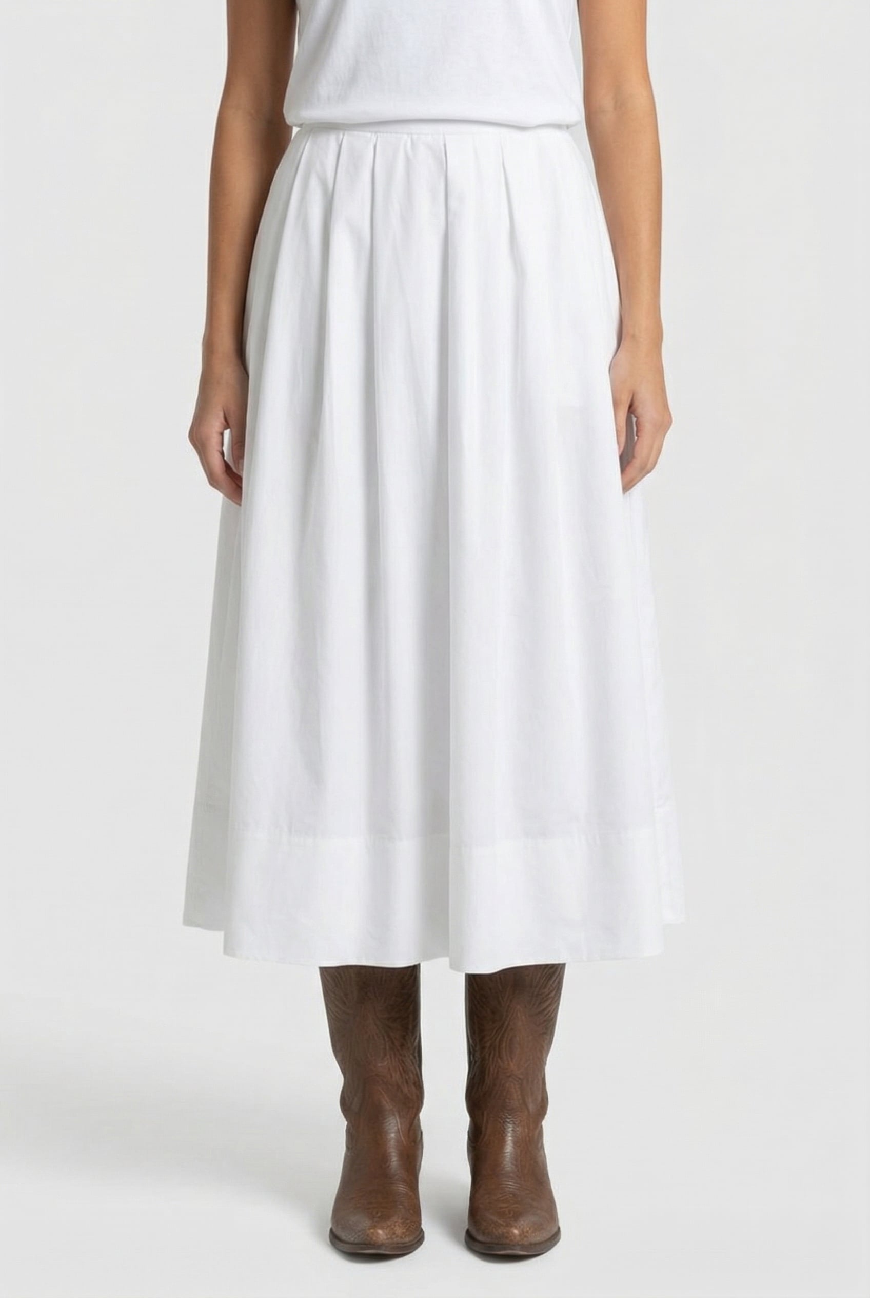 DEAN SKIRT WHITE 1