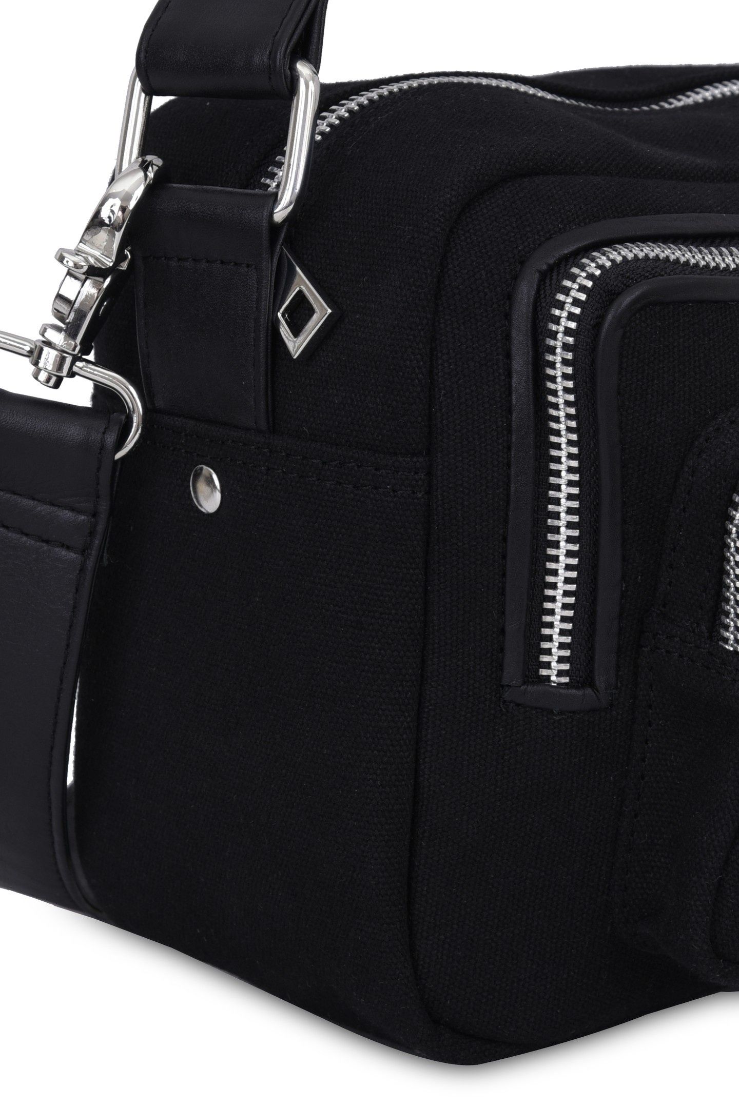ELLIE RECYCLED CANVAS BLACK 6