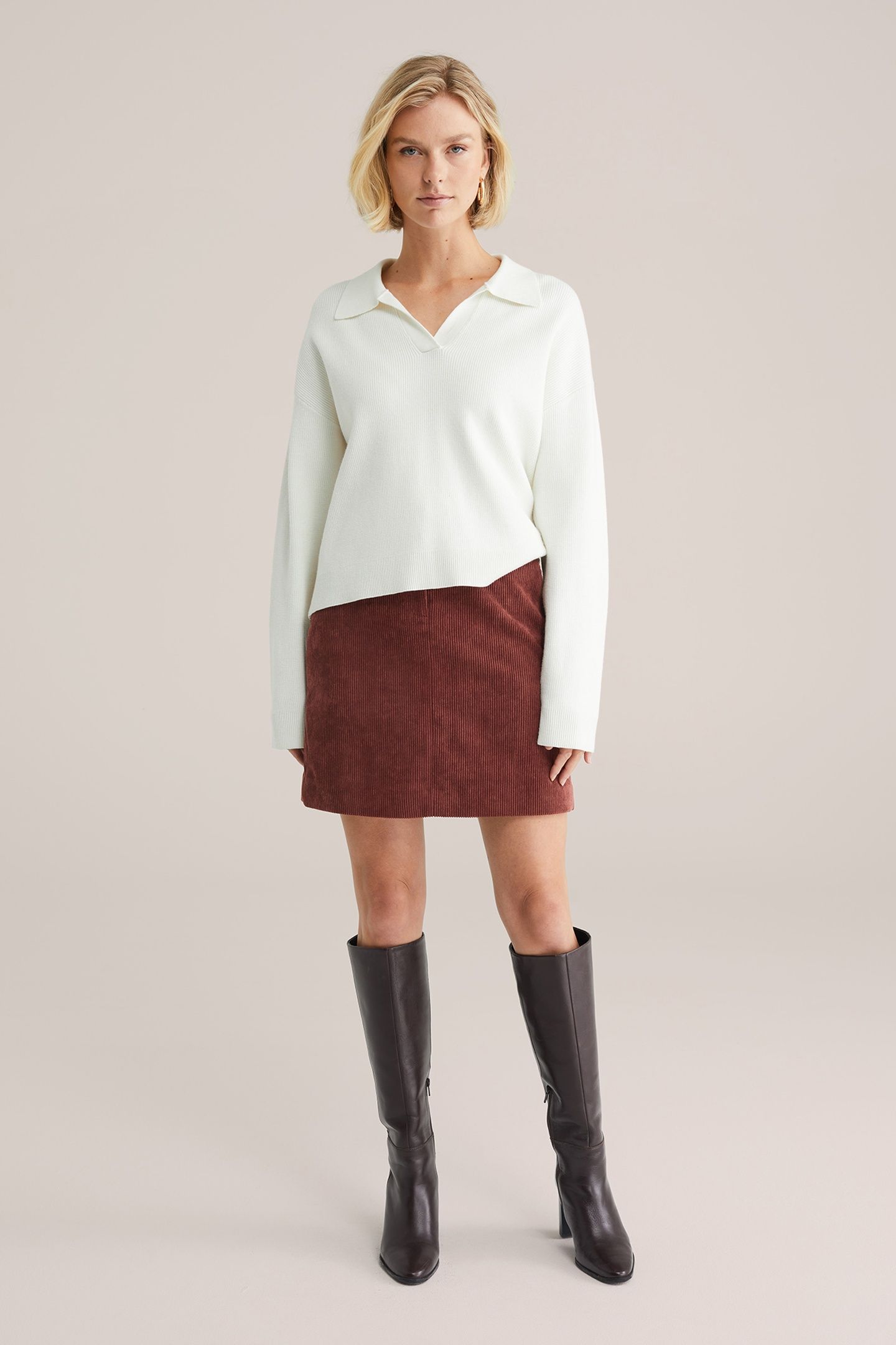 SKIRT MINI LENGTH VINTAGE RED 1