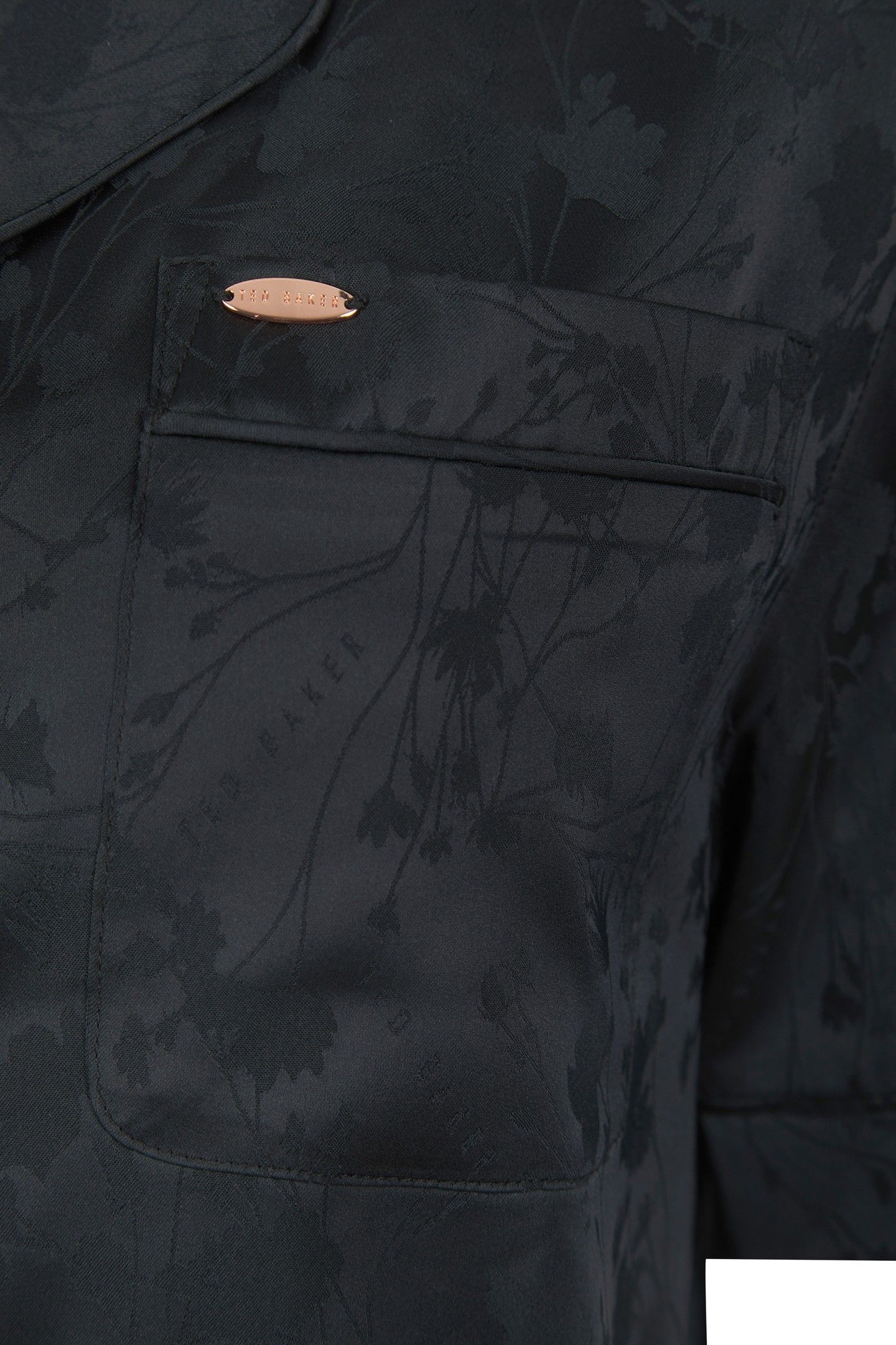 ZARA SHORT SATIN PJ JET BLACK 4