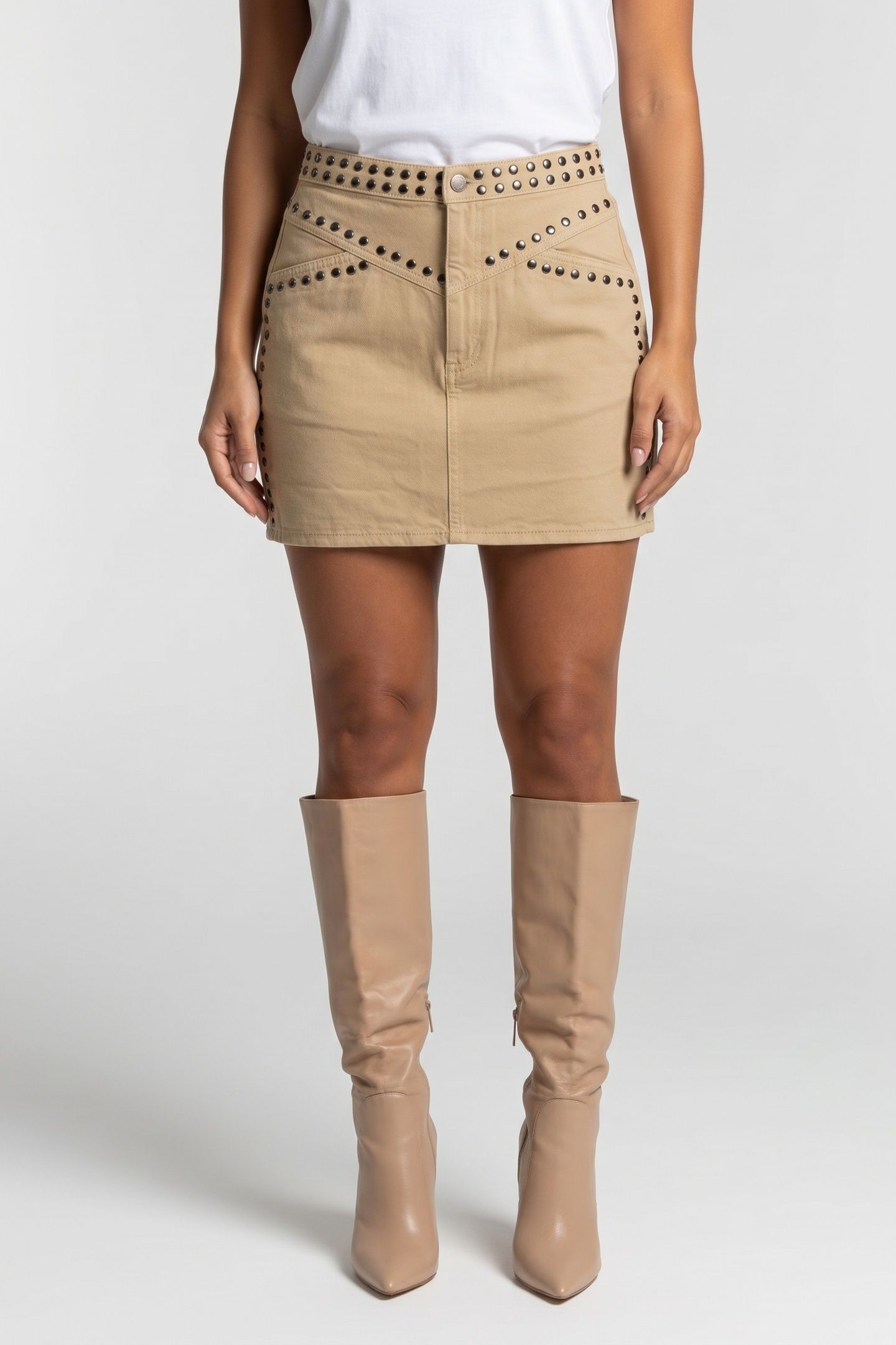 OLLIE SKIRT BEIGE 1