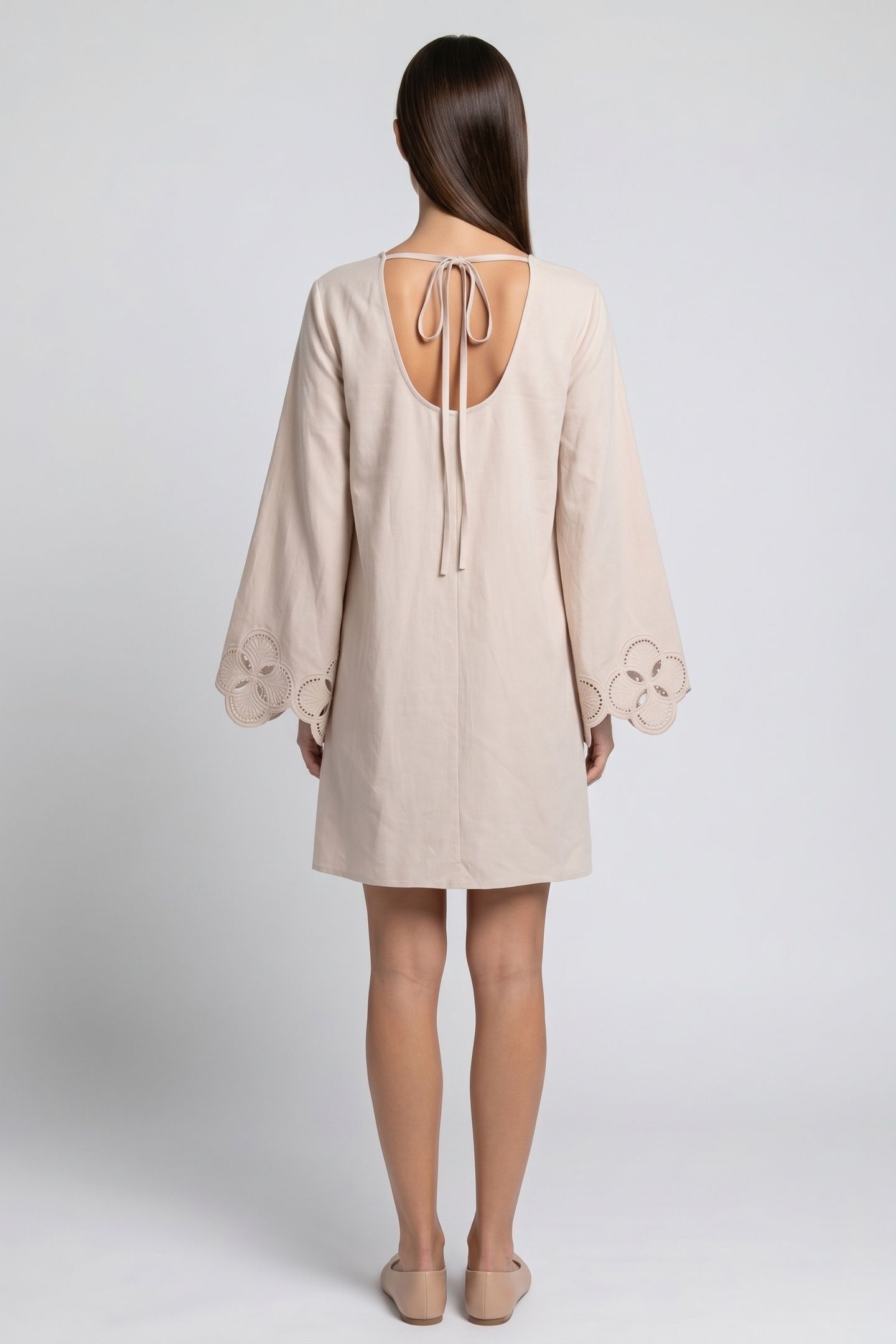BERNIE DRESS BEIGE 2